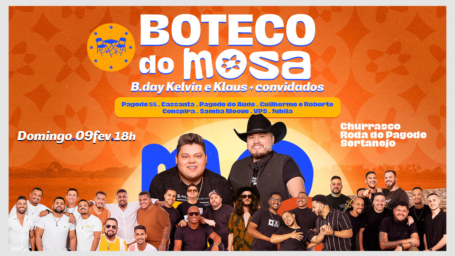 Boteco Do Mosa - Domingo B.Day Kelvin E Klaus Cover