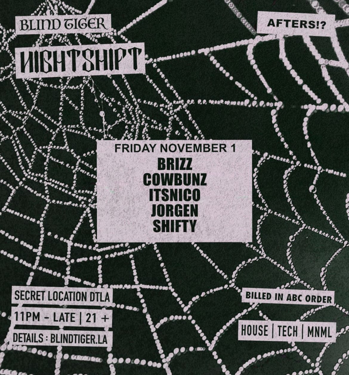 Nightshift Afterhours Cover