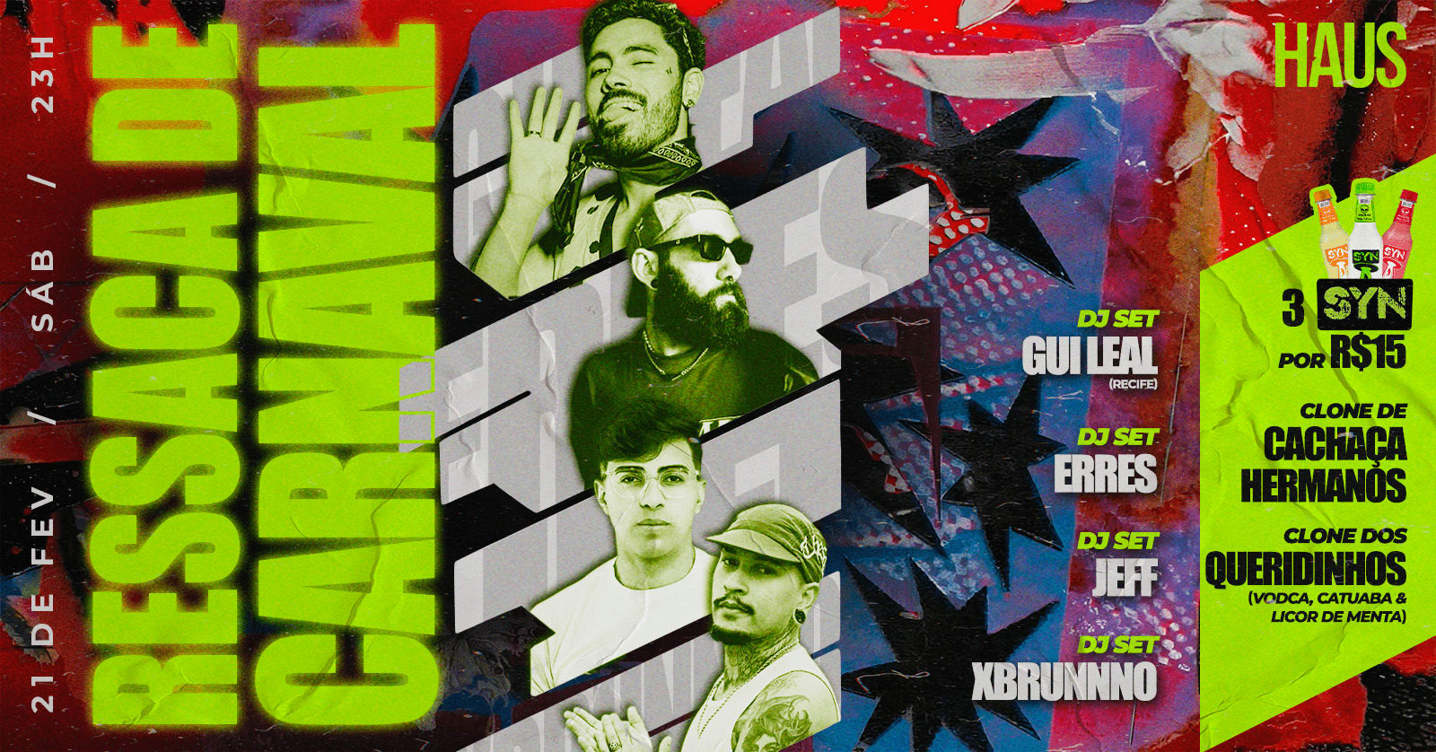 Ressaca De Carnaval - Haus Pub Cover