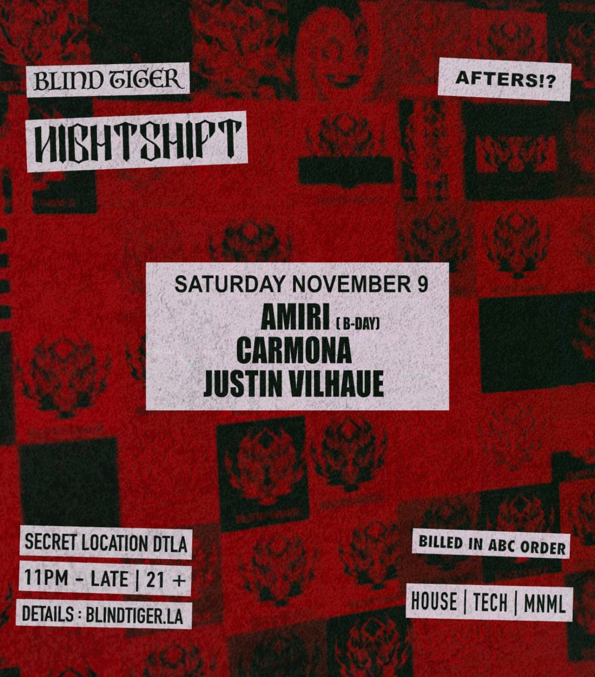 Nightshift Afterhours Cover