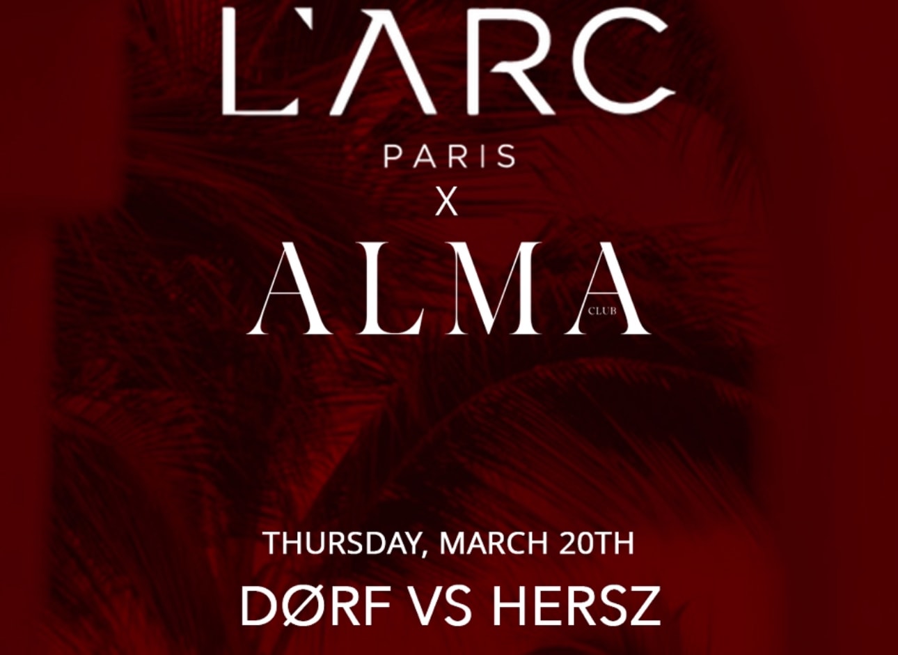 Alma X Arc Invités Dorf Vs Hersz Cover
