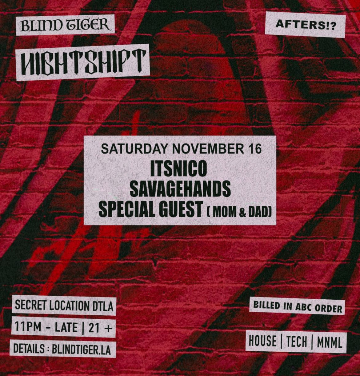 Nightshift Afterhours Cover