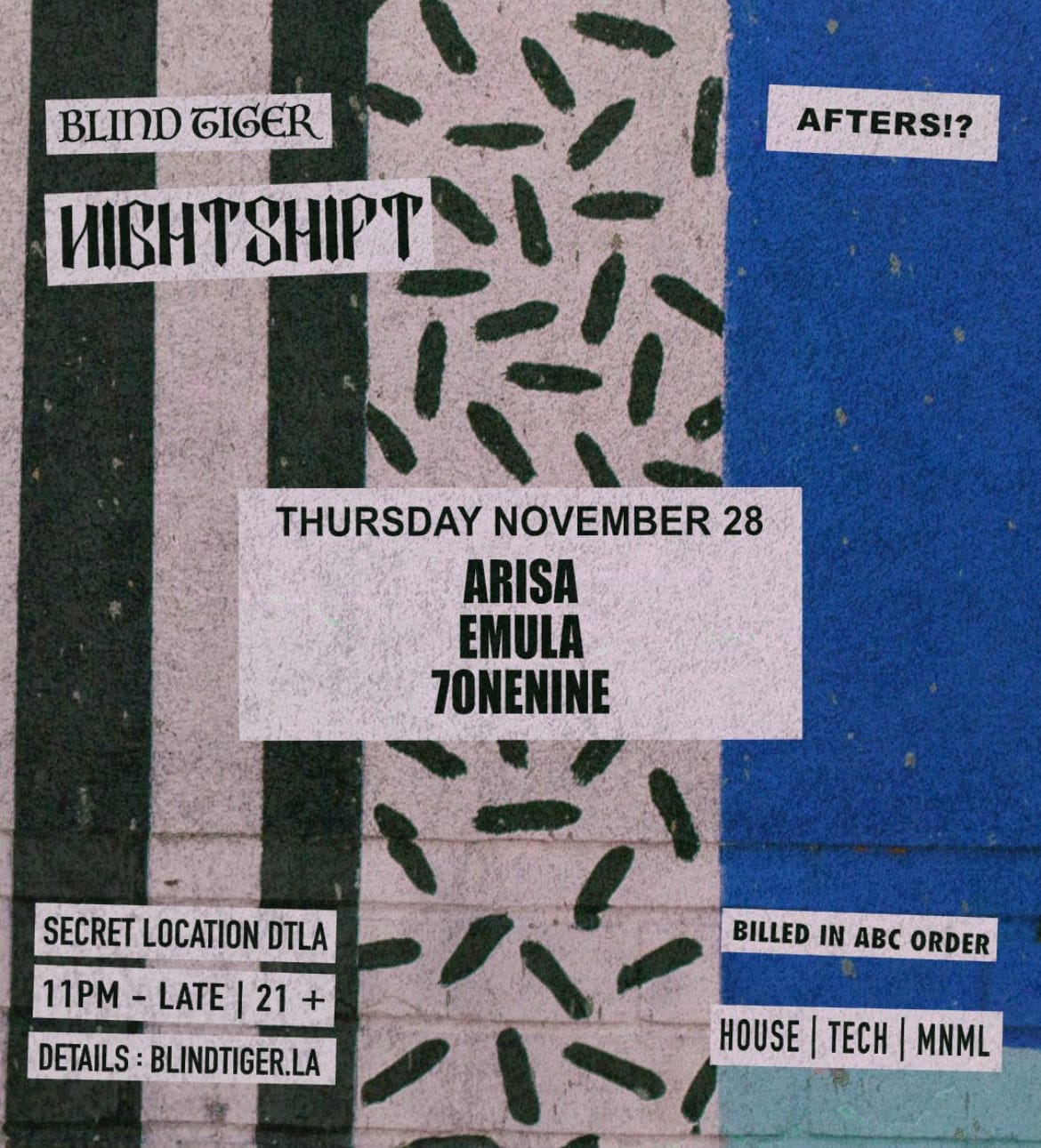 Nightshift Afterhours Cover