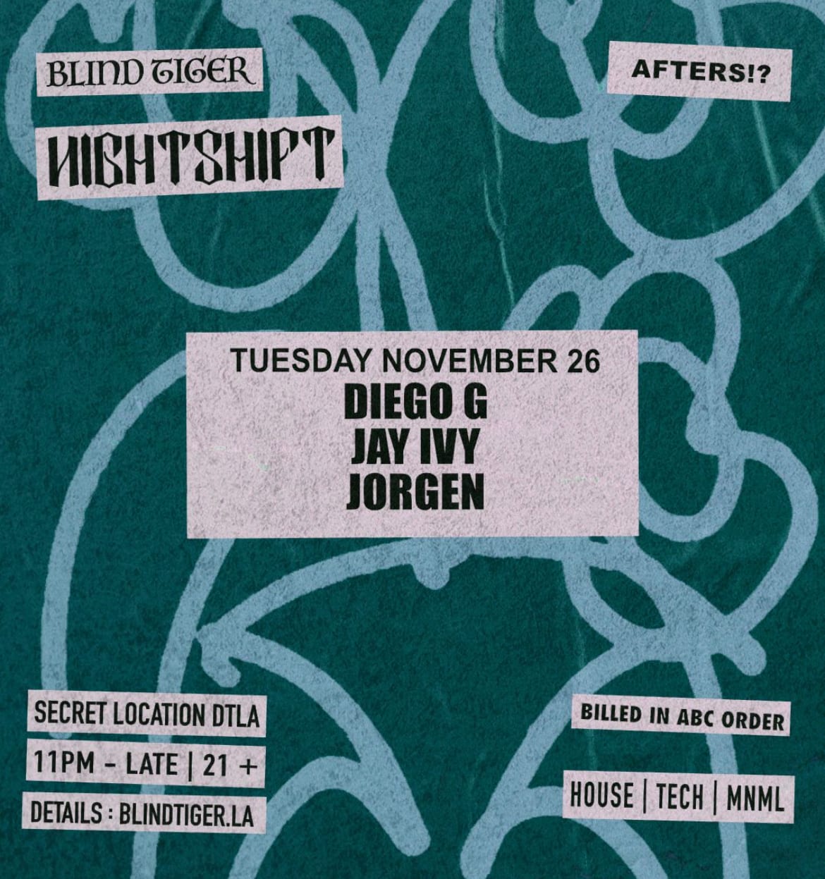 Nightshift Afterhours Cover