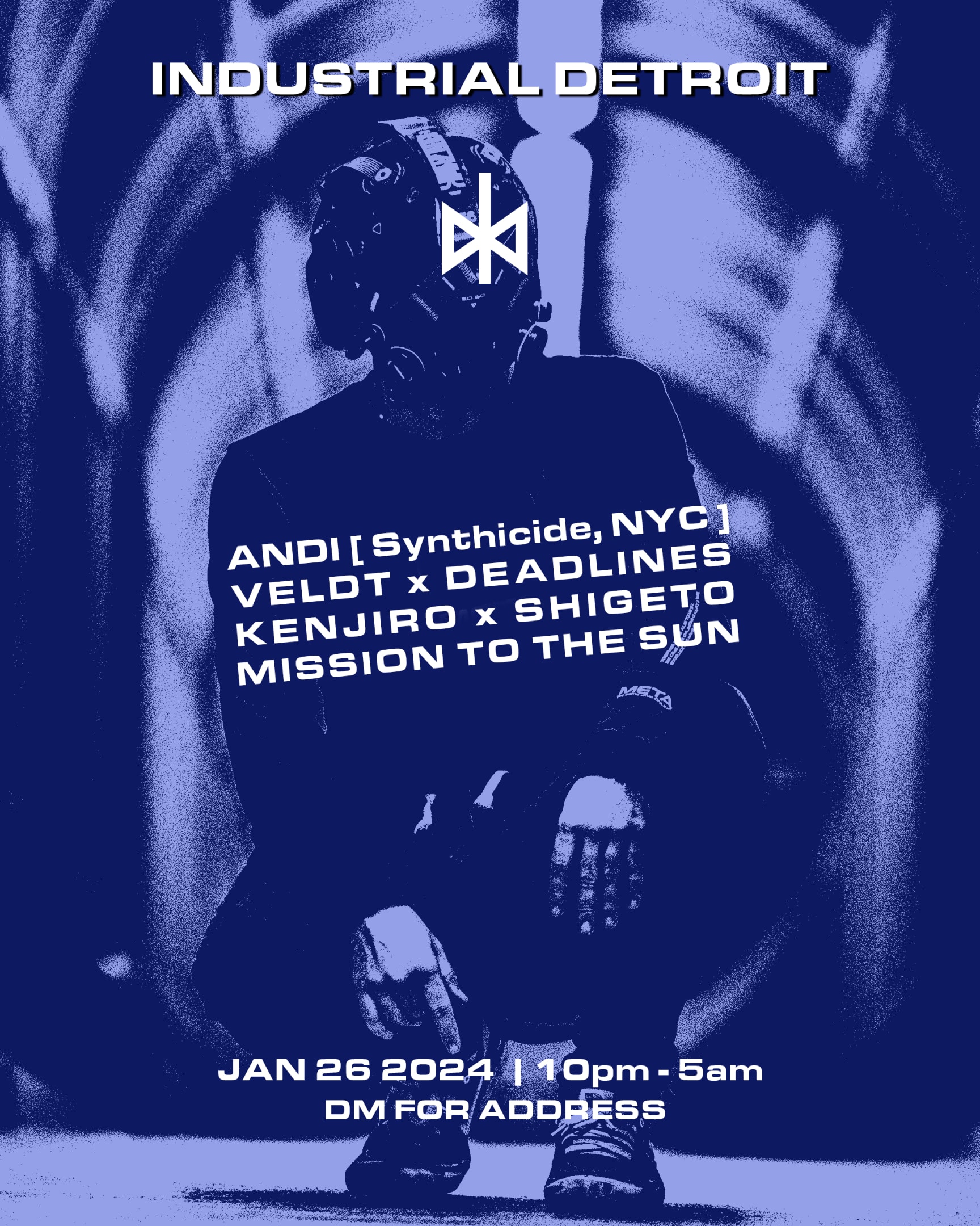 Andi (Synthicide, Nyc), Veldt X Deadlines, Kenjiro X Shigeto Cover