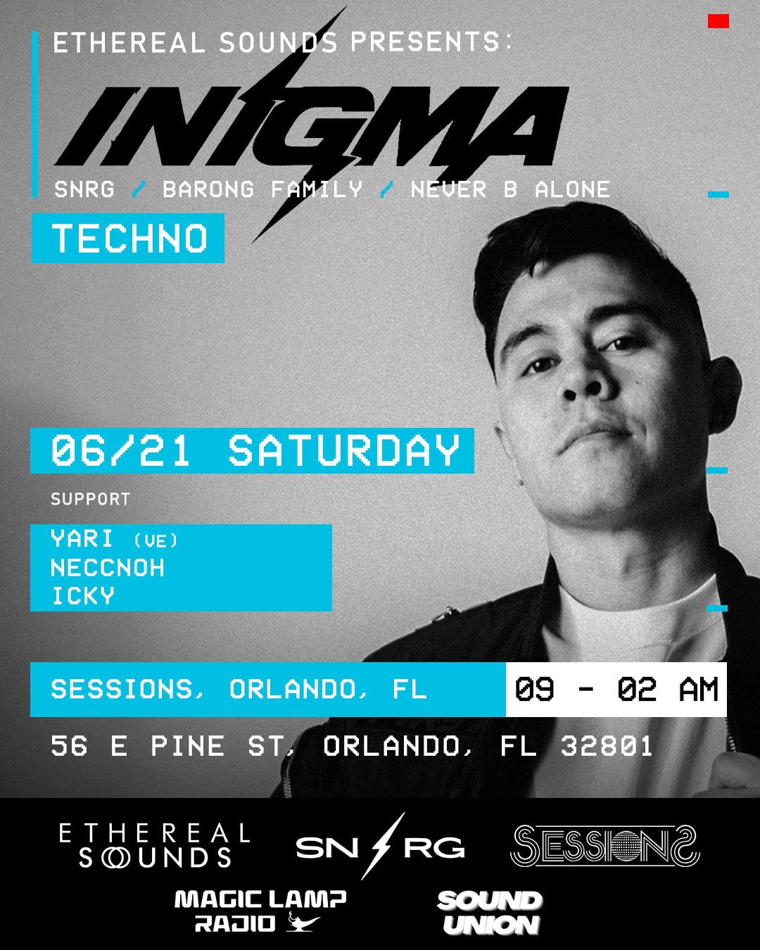 Edc LV Artist - Inigma - Techno Cover