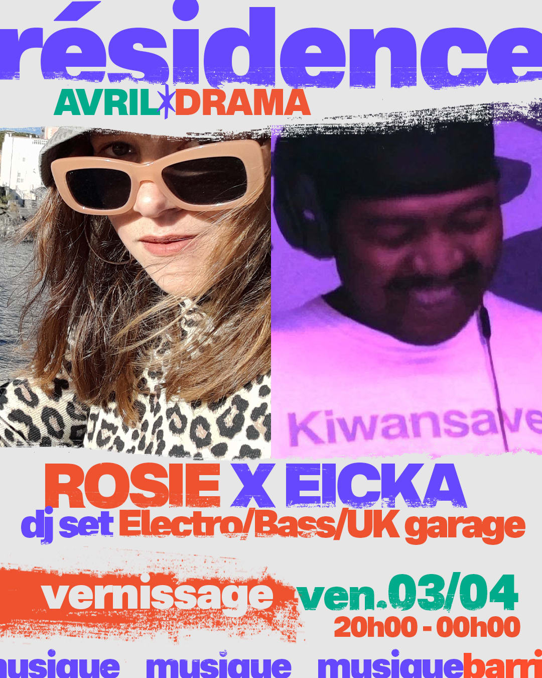 Résidence Drama, Expo + Dj Set Cover