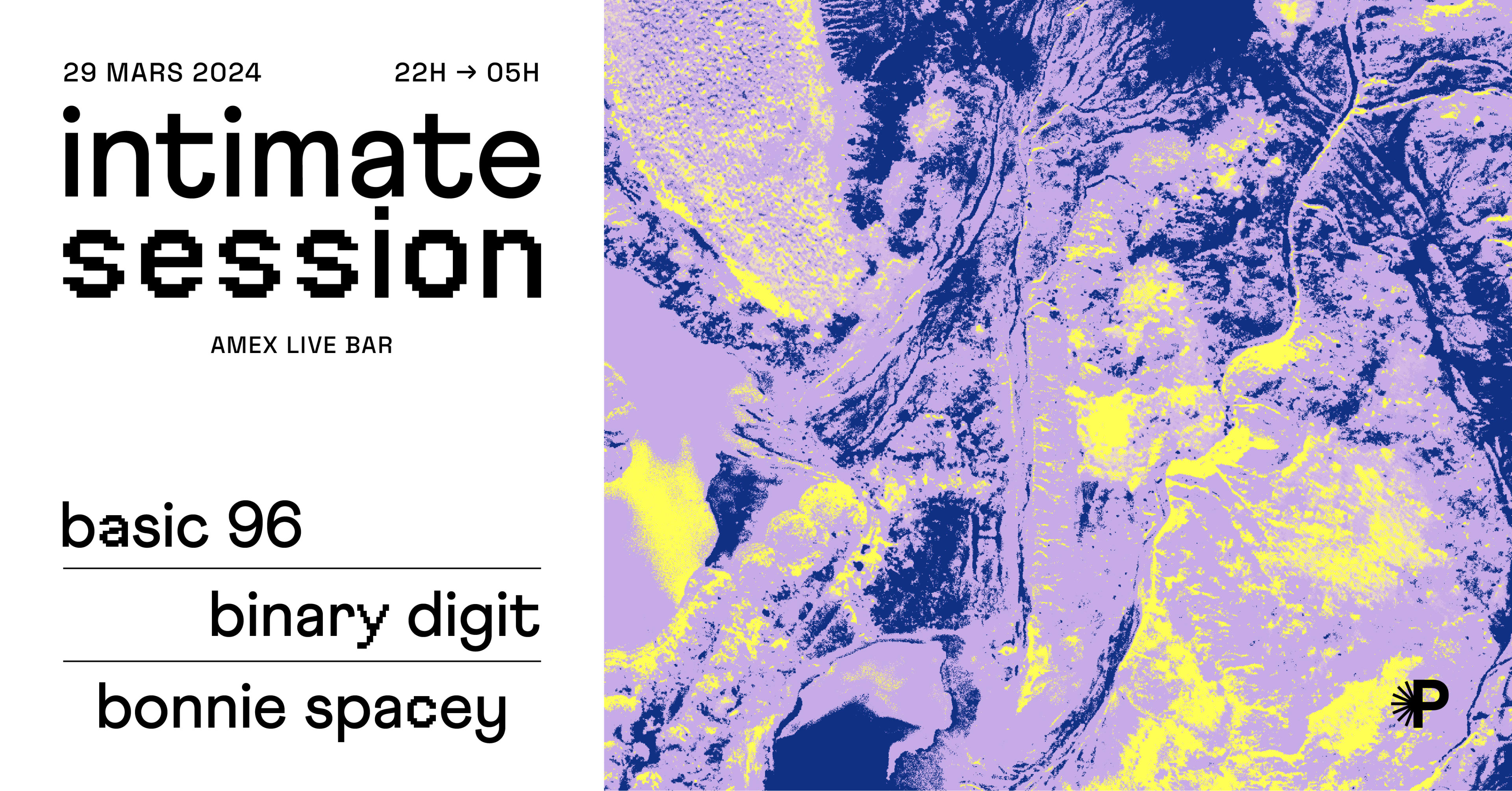 Intimate Session : Basic 96 / Binary Digit / Bonnie Spacey Cover