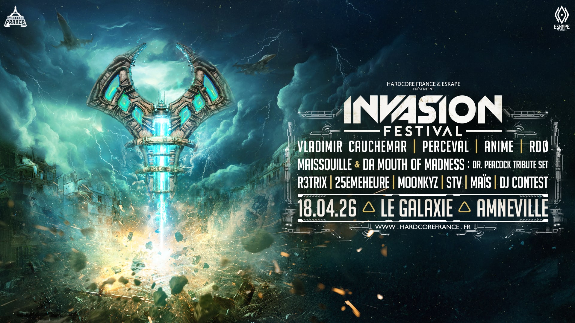Invasion Festival - Le Galaxie - Amnéville (57) Cover