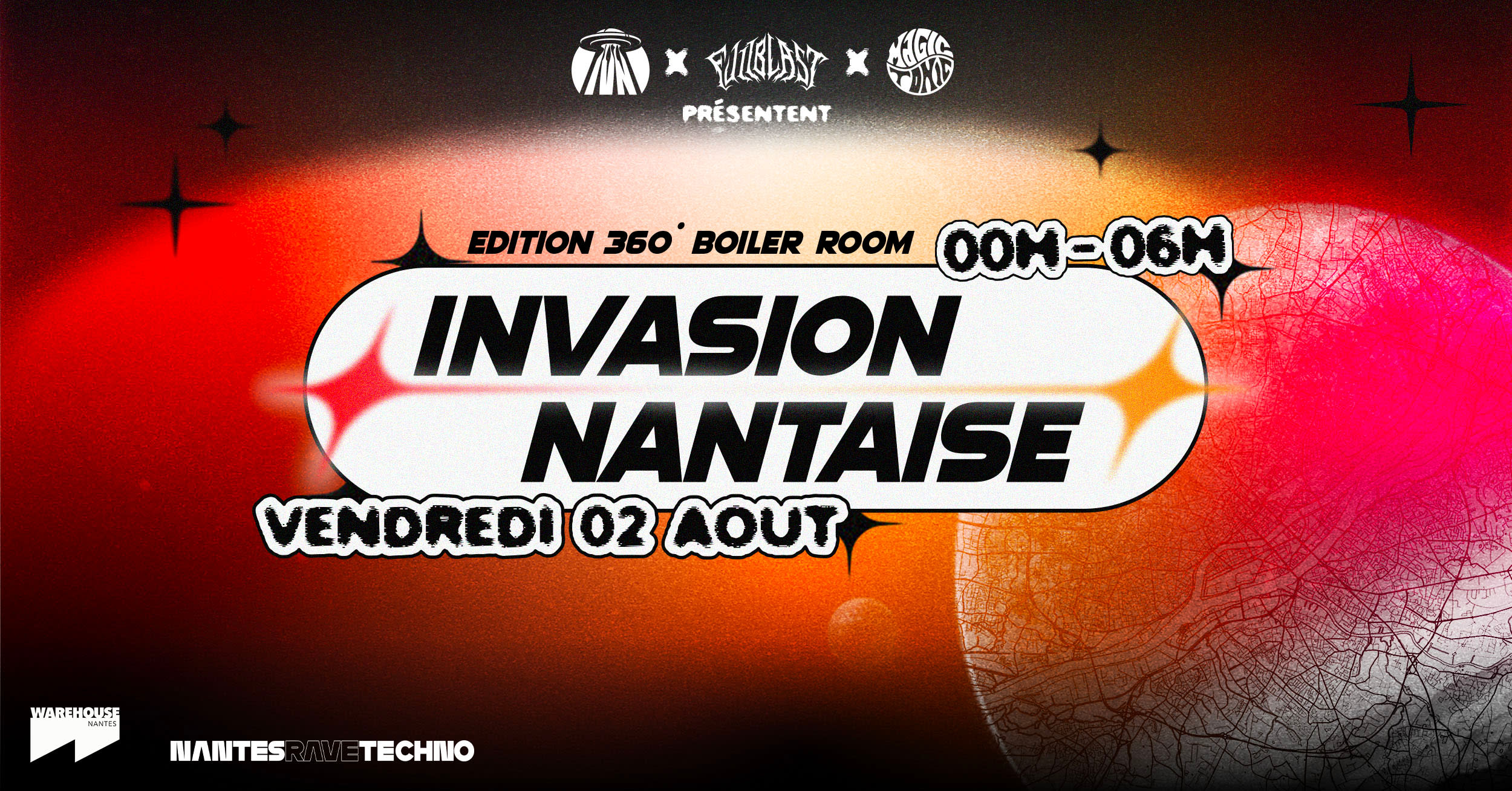 Nantes Rave Techno W/ Caravel - Warehouse Nantes Cover