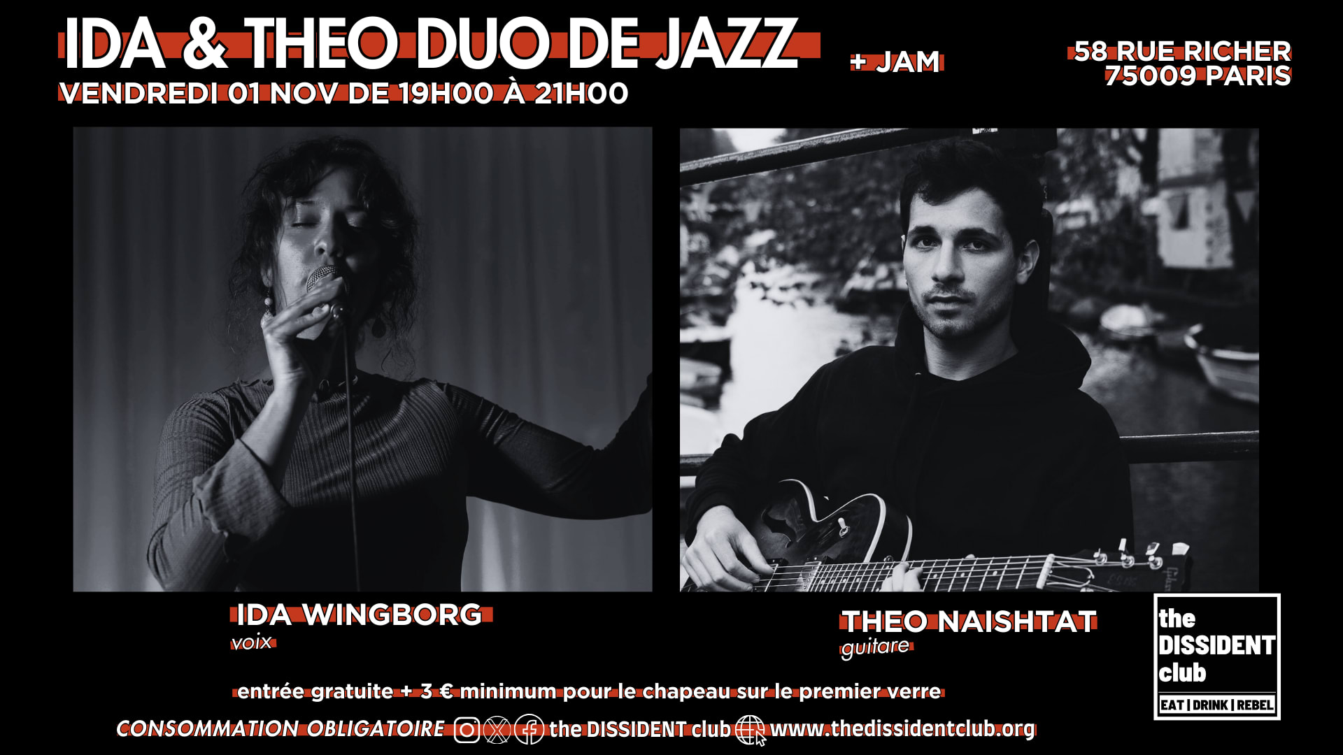 Ida & Theo | Duo De Jazz + Jam Cover
