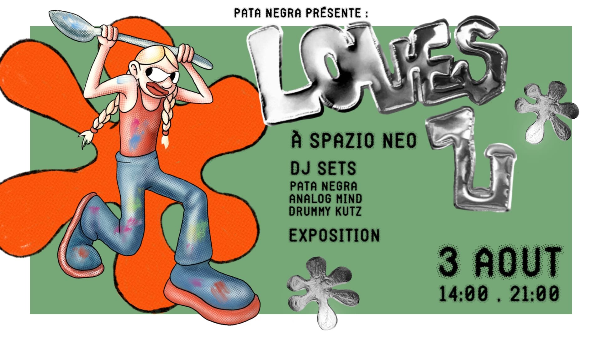 Pata Negra Présente : Loves U / Expo Et Sieste Électronique Cover