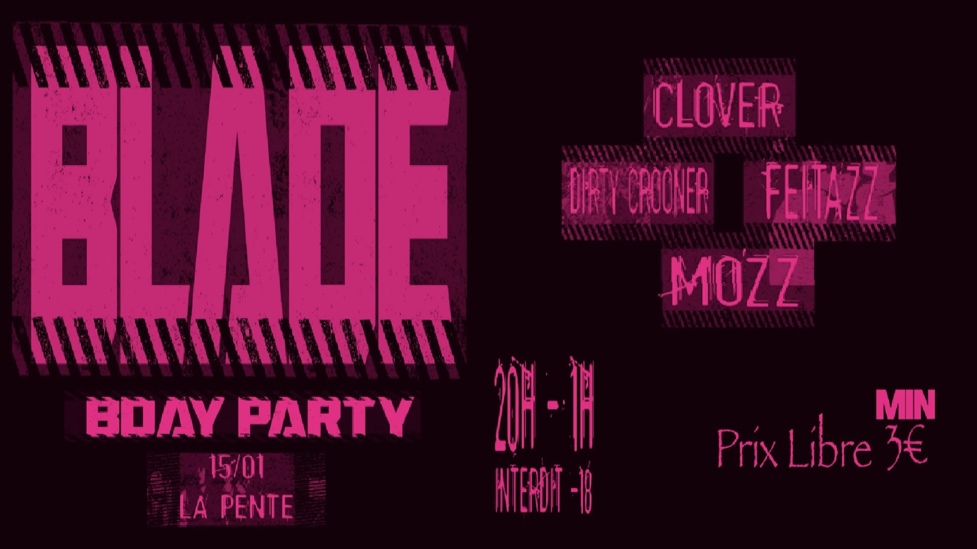 Blade : Bday Édition (Rap) Cover