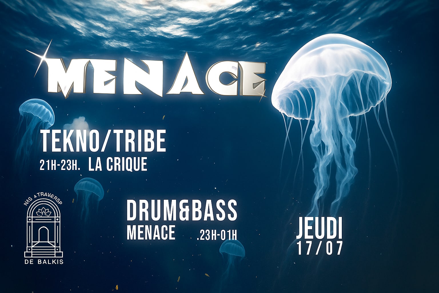 Menace Et La Crique Débarque À La Traverse Cover