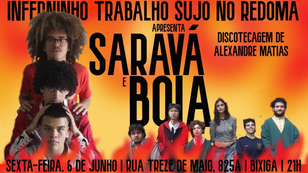 6/6 -Inferninho Trabalho Sujo Apresenta Banda Boia E Saravá Cover