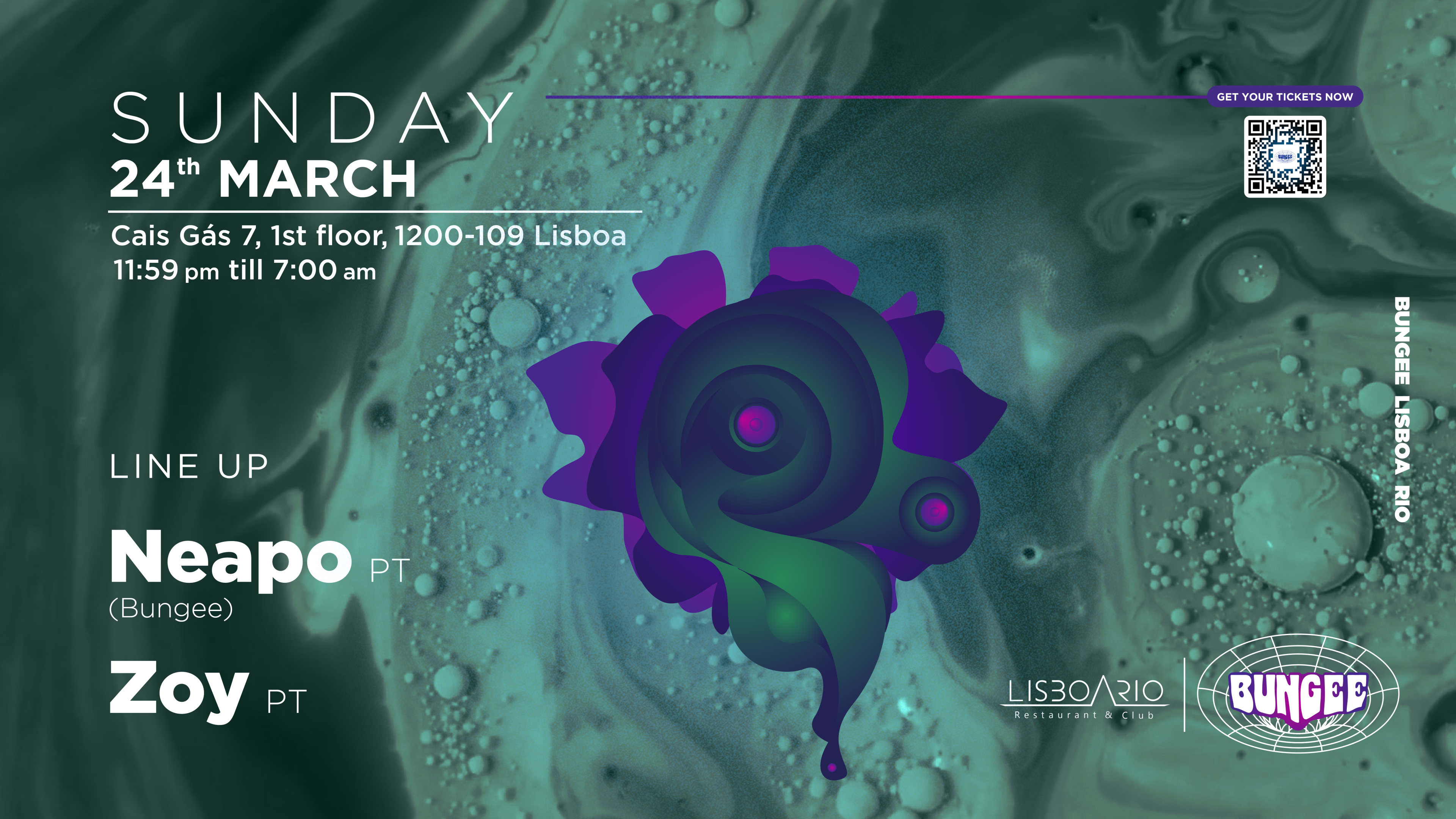 Zoy • Neapo | Sun 24 Mar • Lisboa Rio Cover
