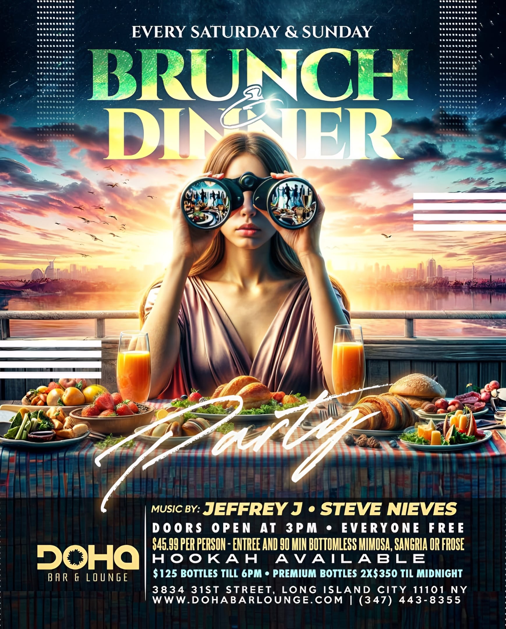 Sunday Day Party At Doha Bar Lounge! Cover