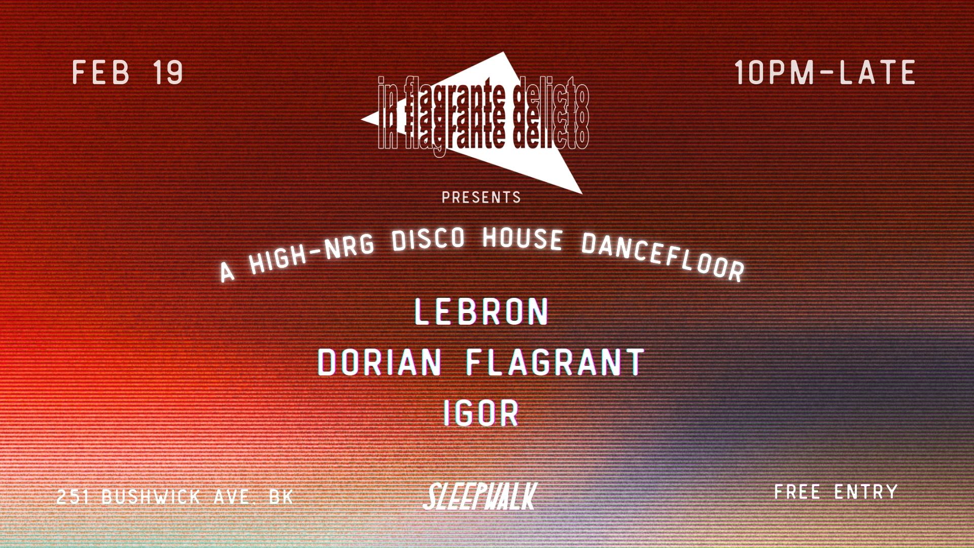 In Flagrante Delicto: Lebron, Dorian Flagrant & Igor Cover
