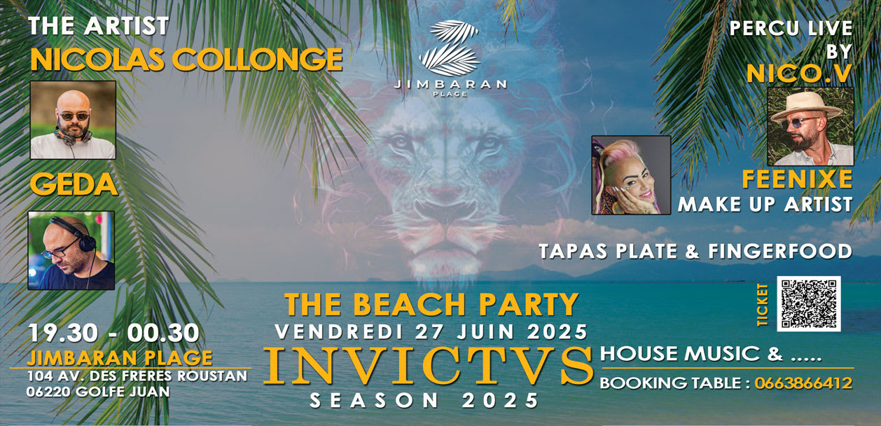 Crew Beach Party "Invictus" Nicolas Collonge - Melmac Nico.V Cover