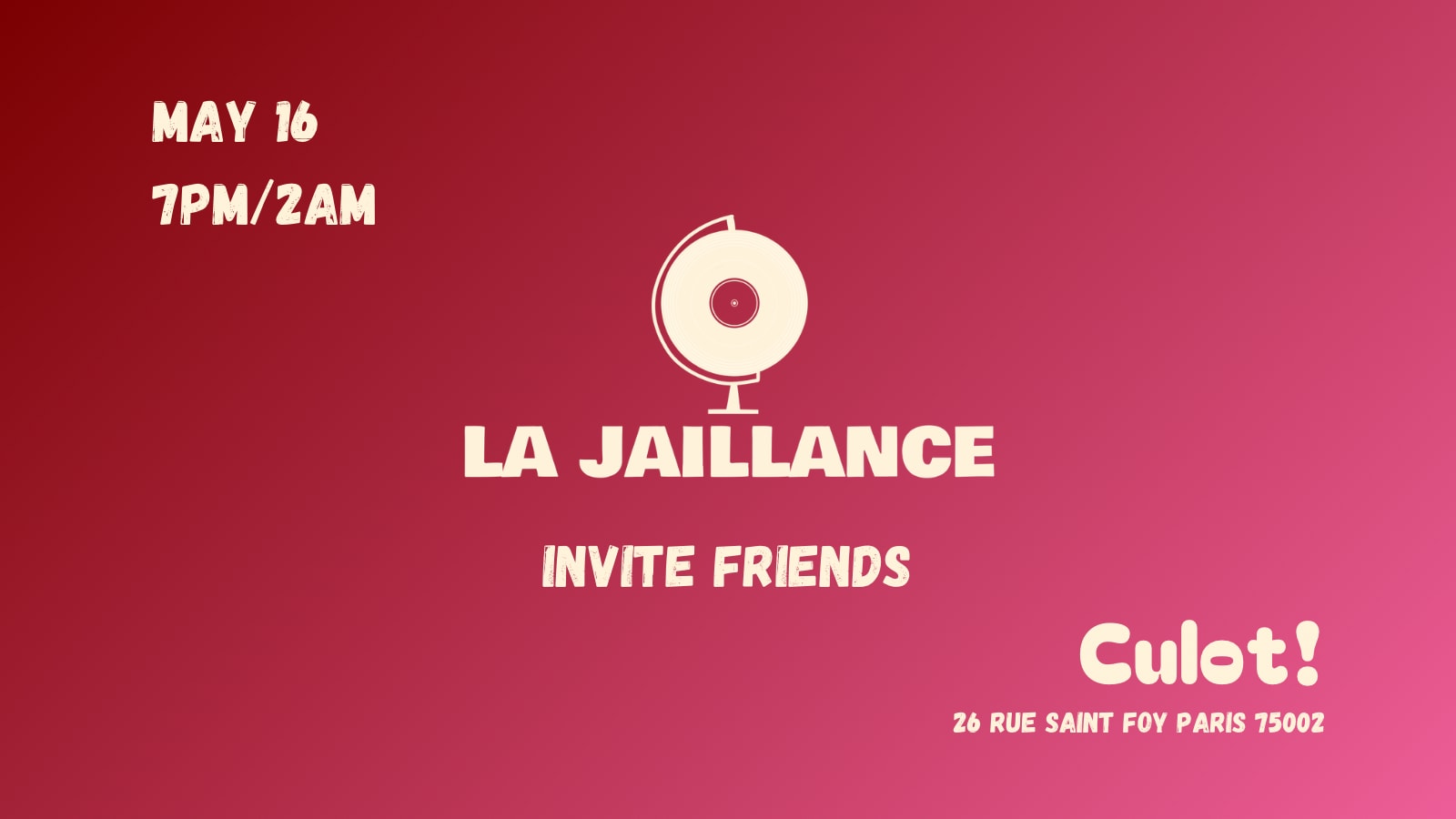La Jaillance With Friends ! Cover