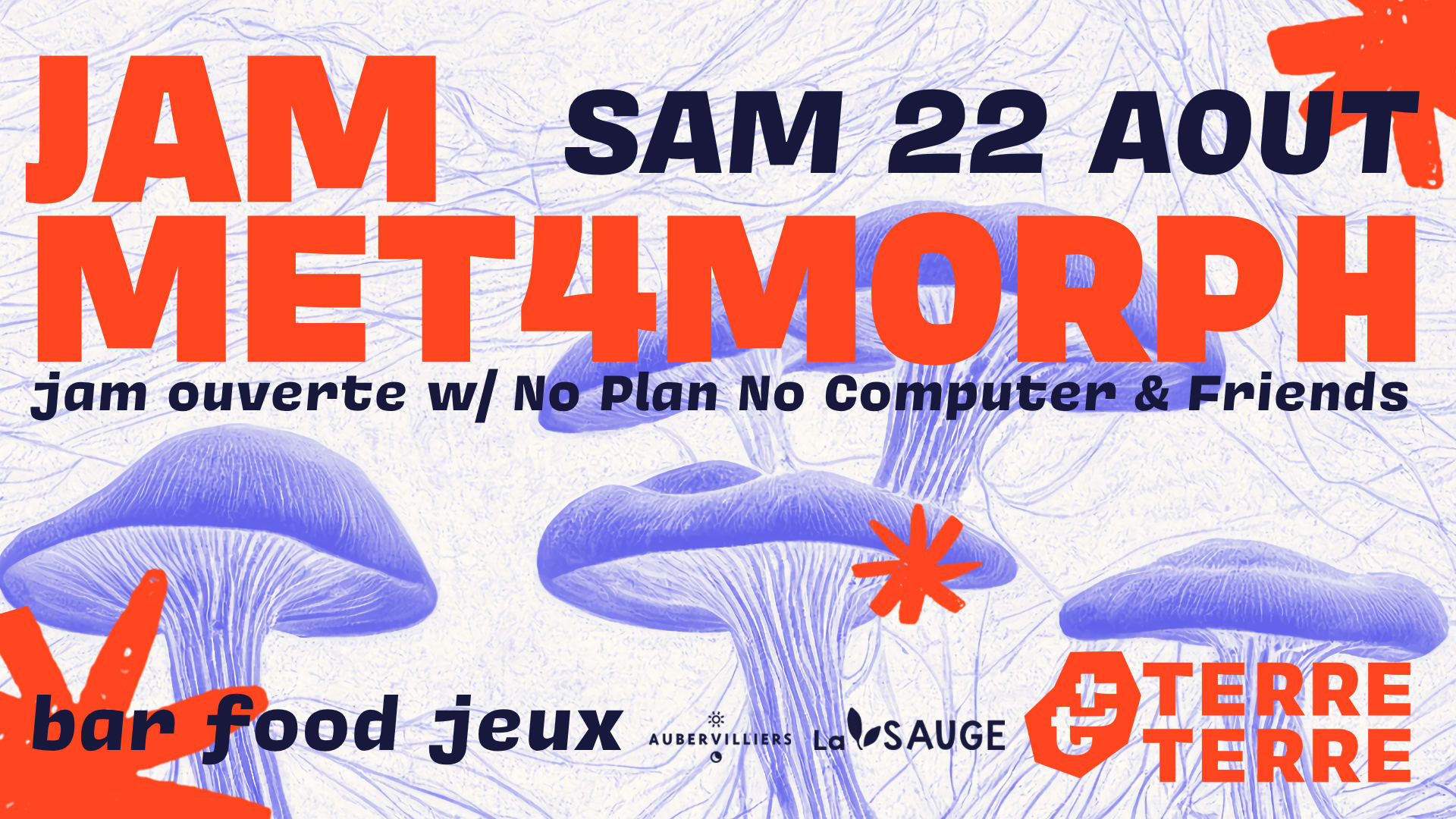 Met4morph : Live Music & Spontaneous Jam @ Terre Terre Cover