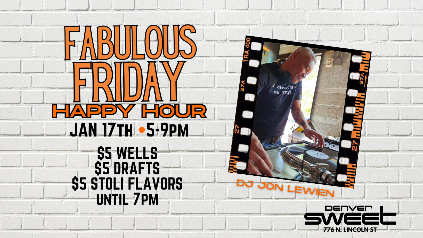✨ Fabulous Friday ✨ W/ Dj Jon Lewien) No Cover - 1/17 Cover