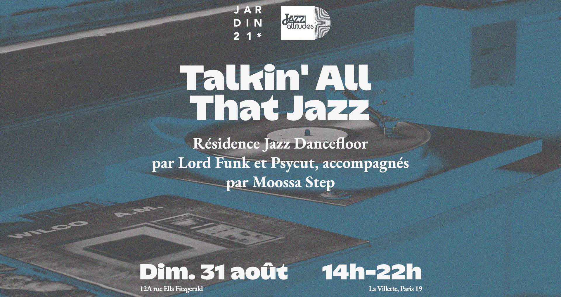 Talkin' All That Jazz Au Jardin 21 - Open-Air Cover