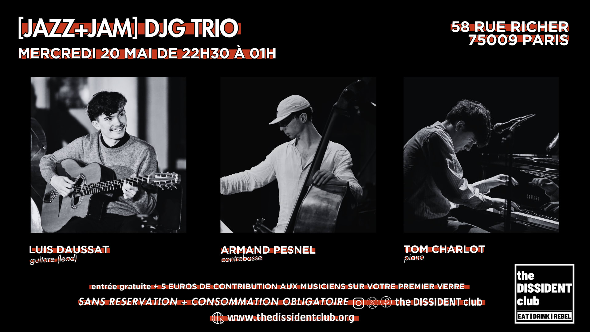 [Jazz+Jam] Djg Trio Cover