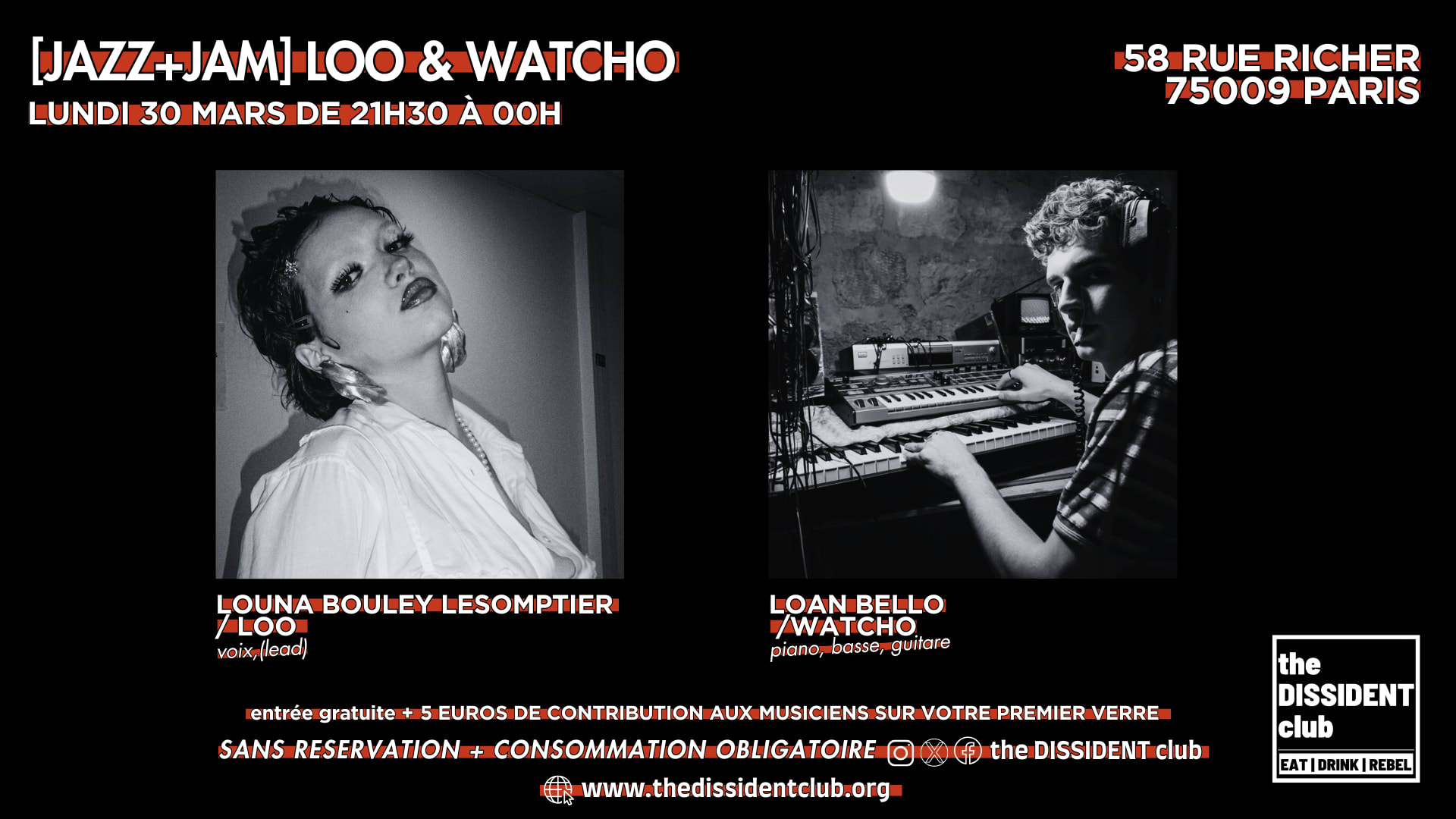 [Jazz+Jam] Loo & Watcho Cover