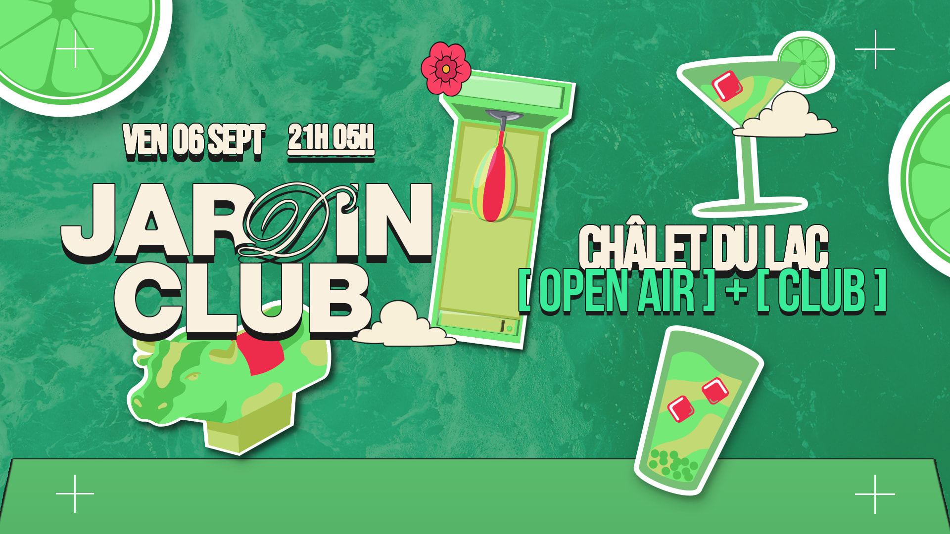 Jardin Club Opening | 06.09 Cover