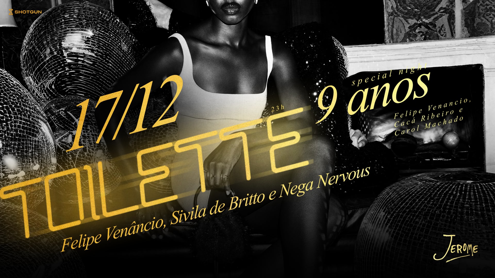 Toilette 9 Anos 17/12 @ Club Jerome Cover