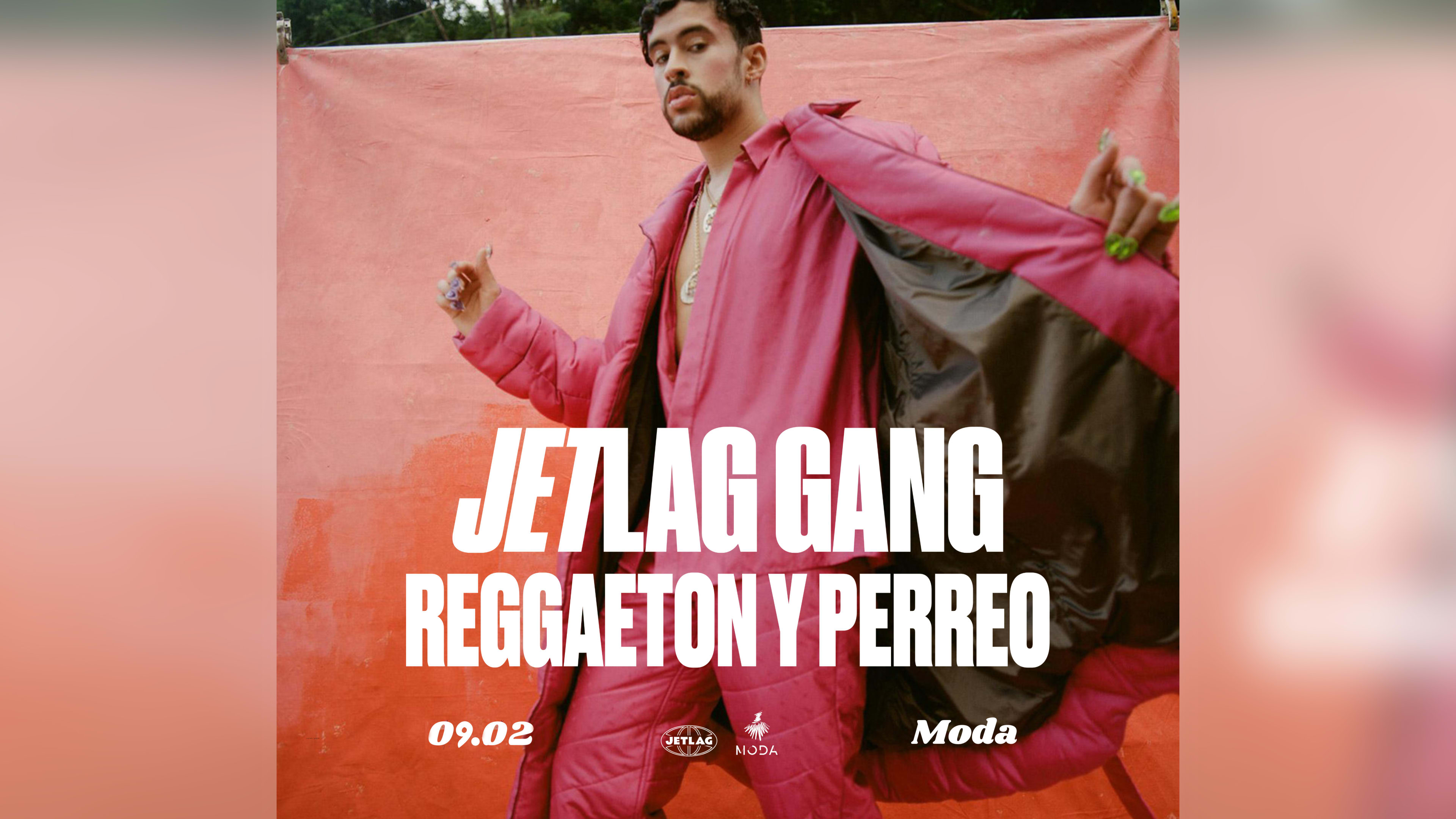 Jetlag X Moda : Reggaeton  Y Perreo- Ven 09/02 Cover