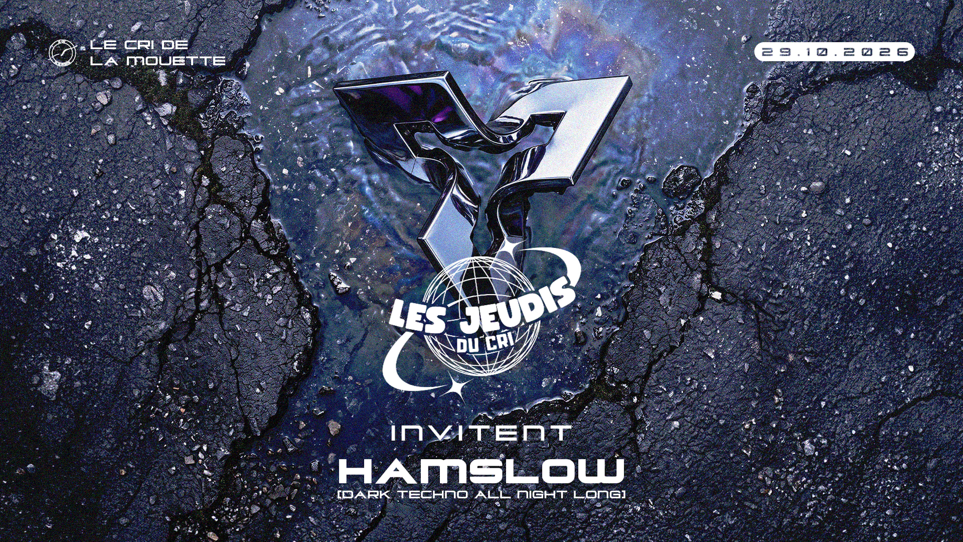 Les Jeudis Du Cri Inv. Hamslow (Dark Techno & Peak Time) Cover