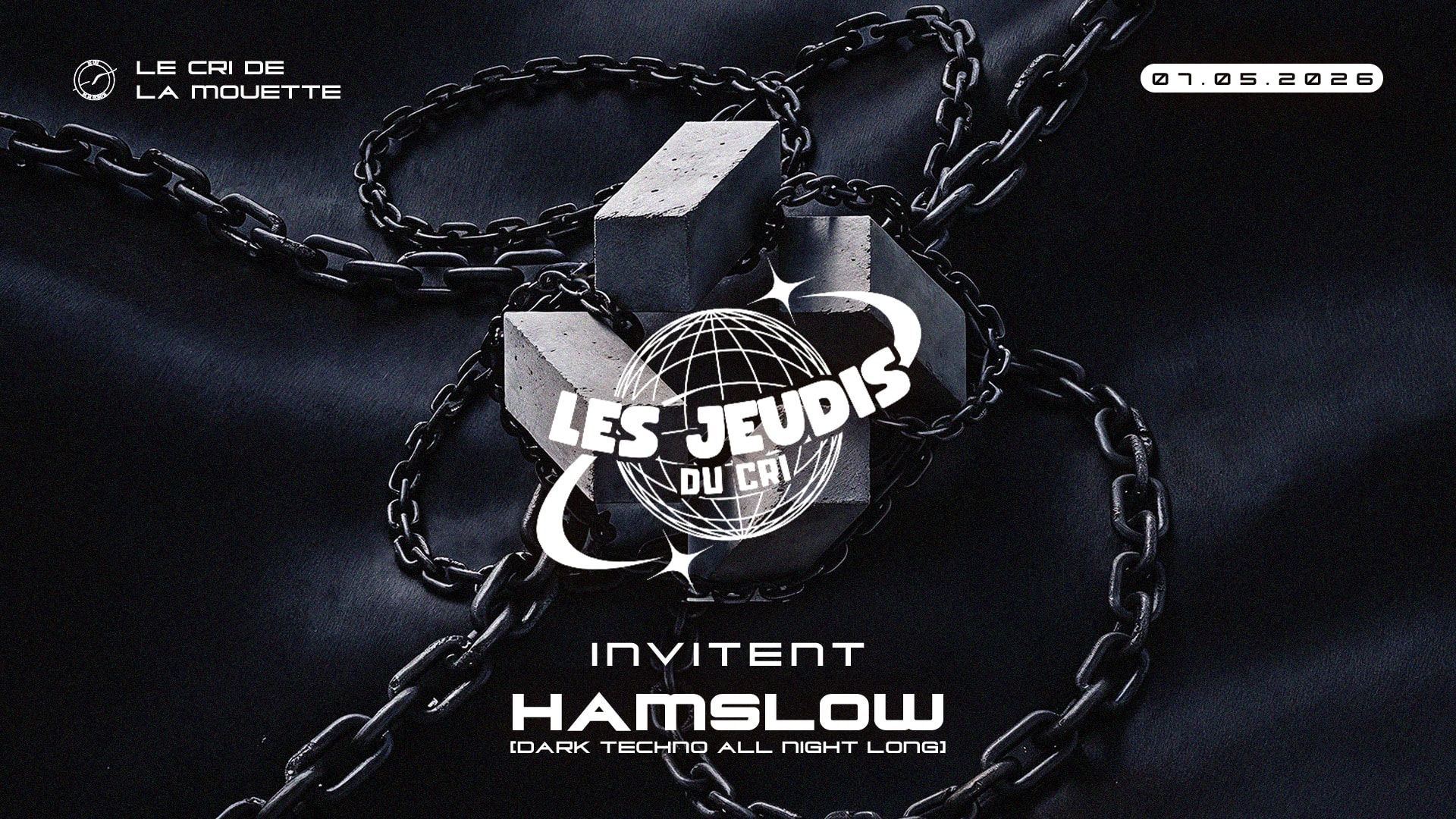 Les Jeudis Du Cri Inv. Hamslow (Dark Techno & Indus) Cover