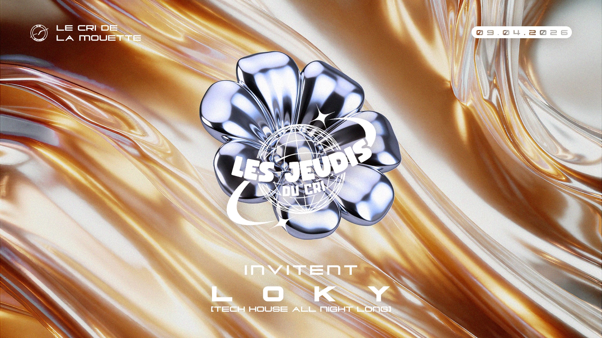 Les Jeudis Du Cri Inv. Loky (Tech House To Techno) Cover