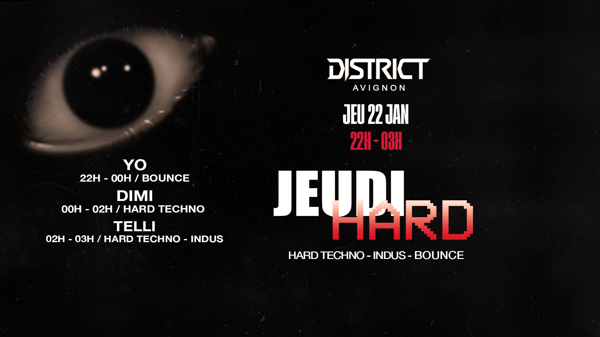 Jeudi Hard : Dimi - Telli - Yo Cover