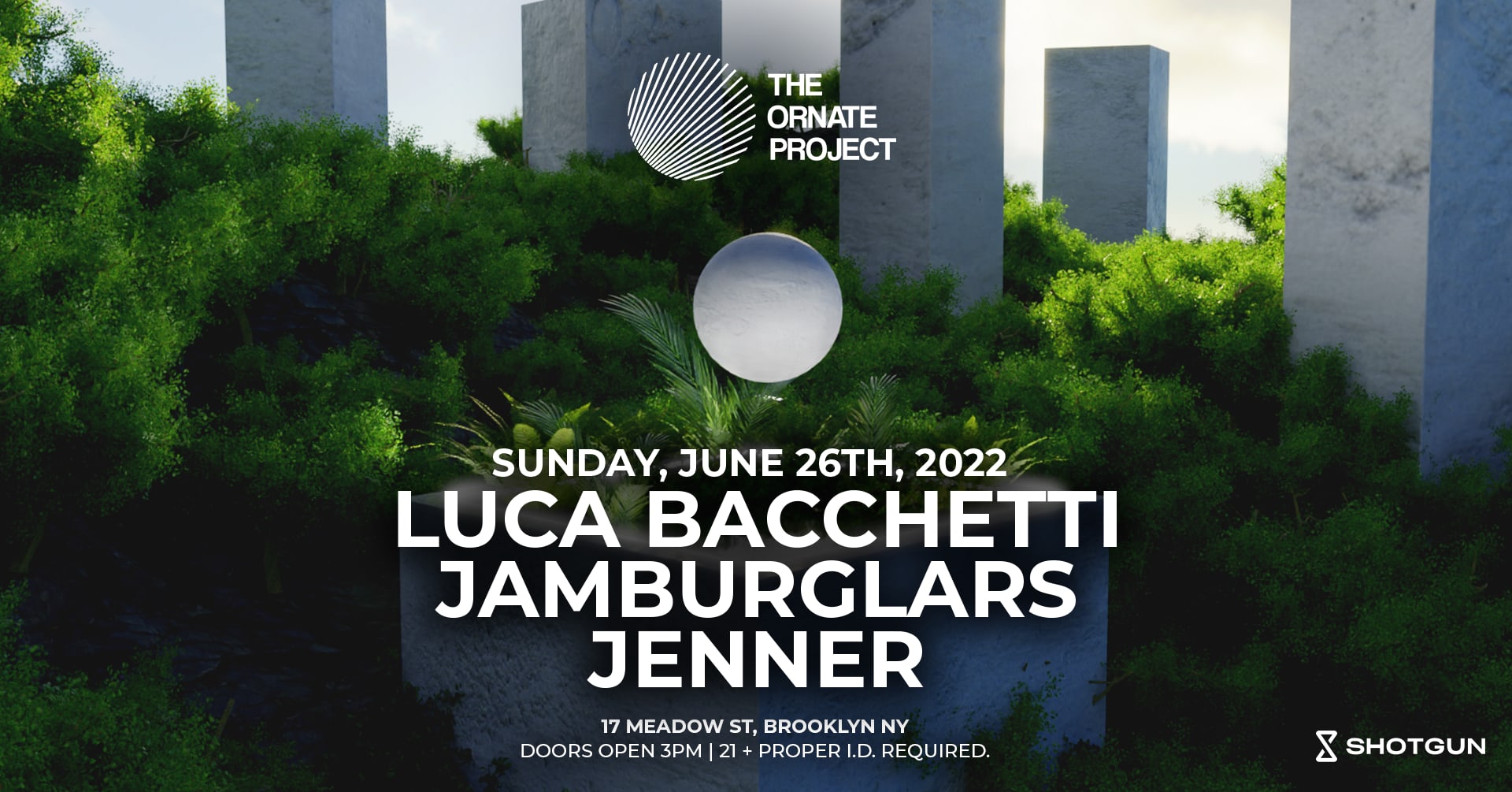 The Ornate Project: Luca Bacchetti, Jamburglars, Jenner Cover