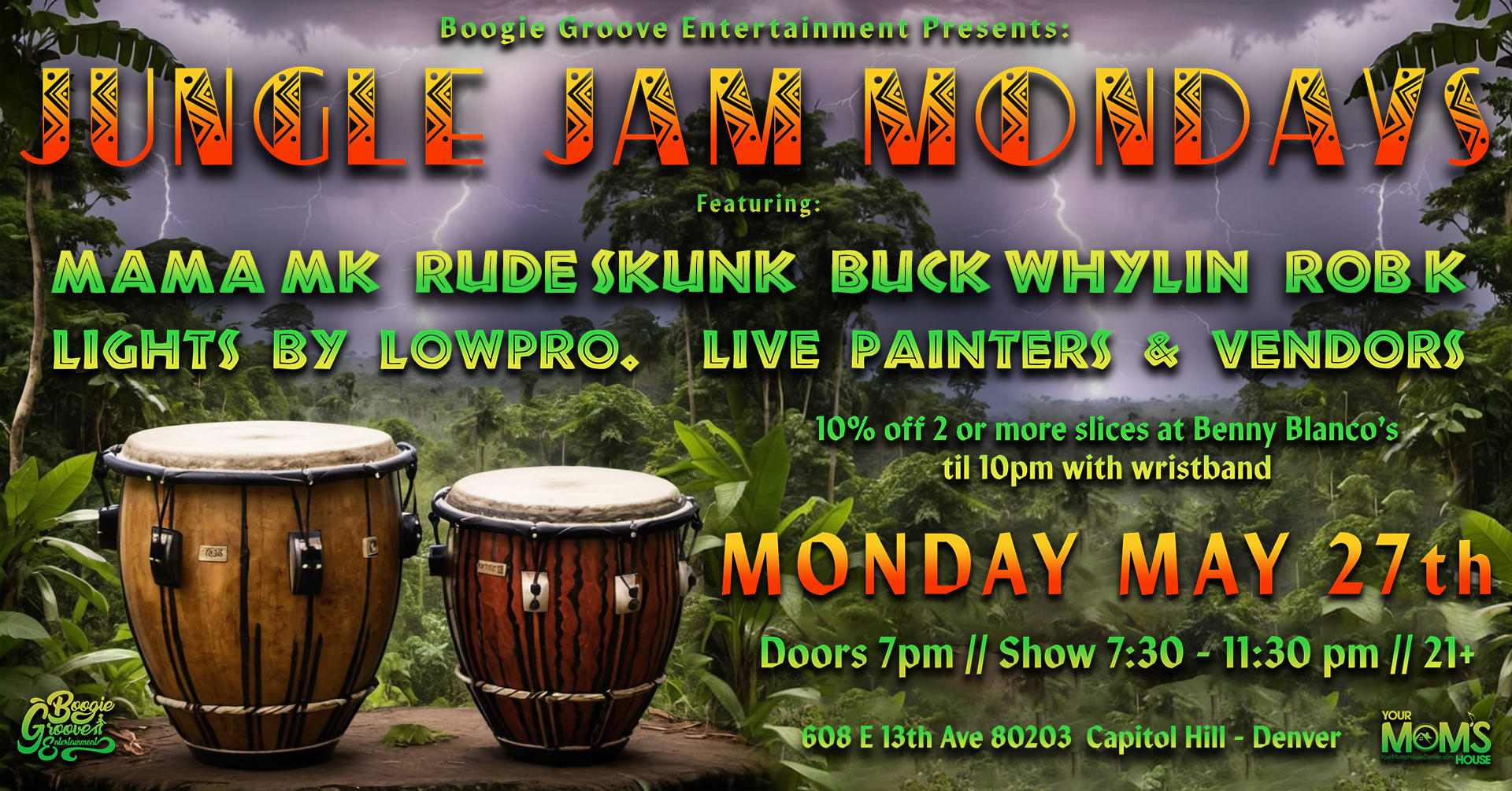 Jungle Jam Mondays: Drum N Bass Monthly 5/27 Cover