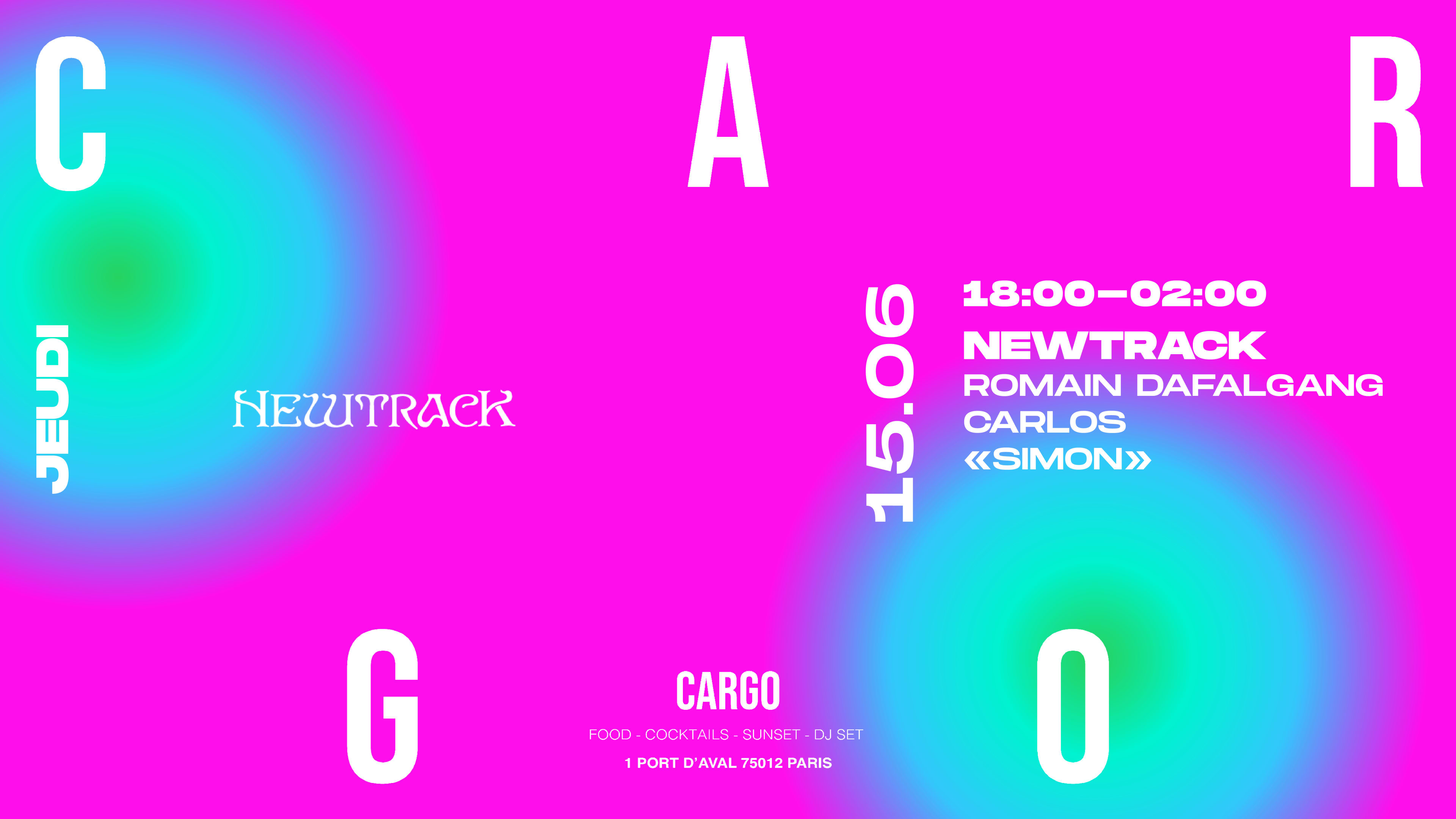 Cargo X Newtrack W/ Romain Dafalgang, Carlos, "Simon" Cover
