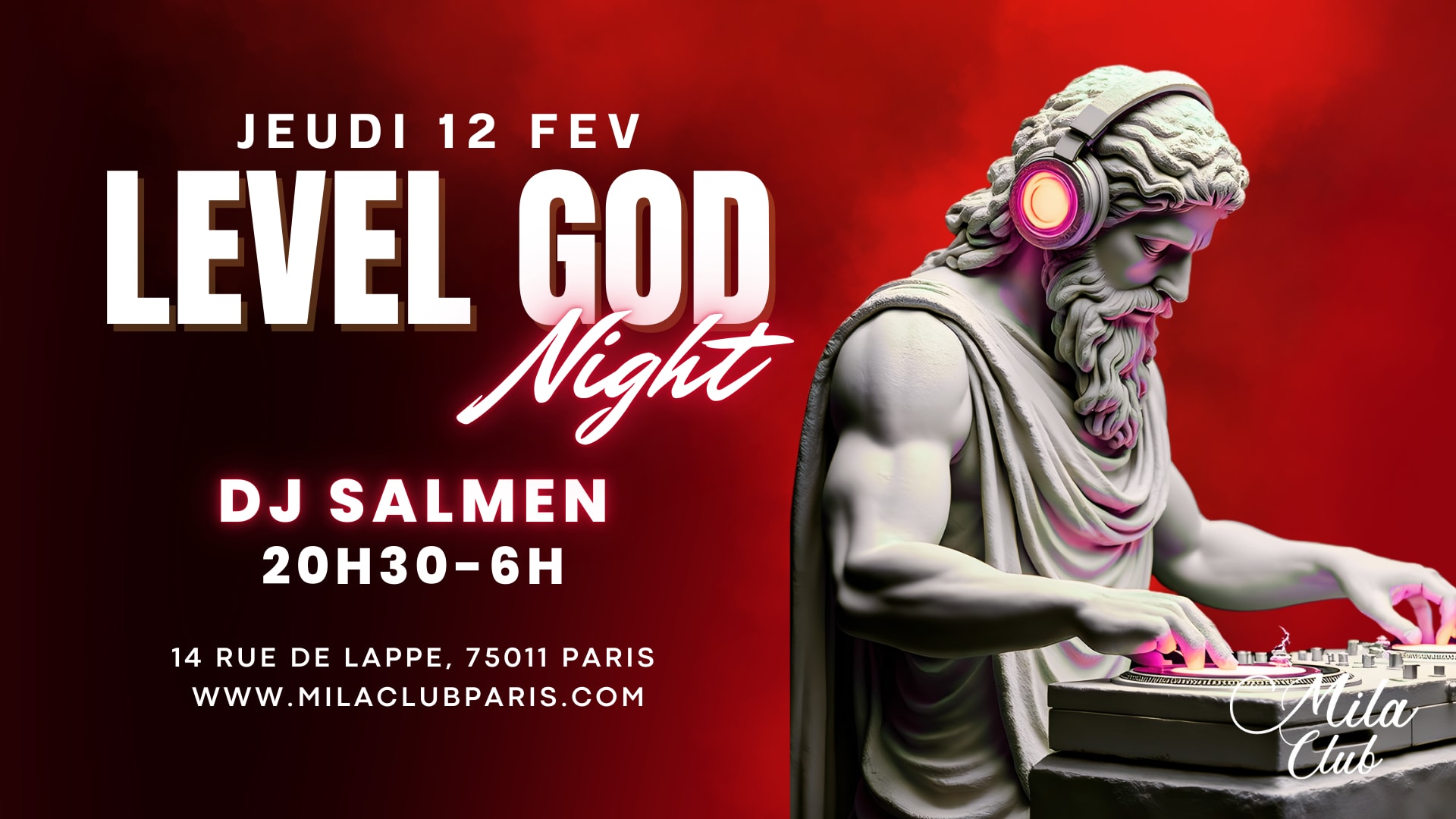 Level God - Mila Club Paris Cover