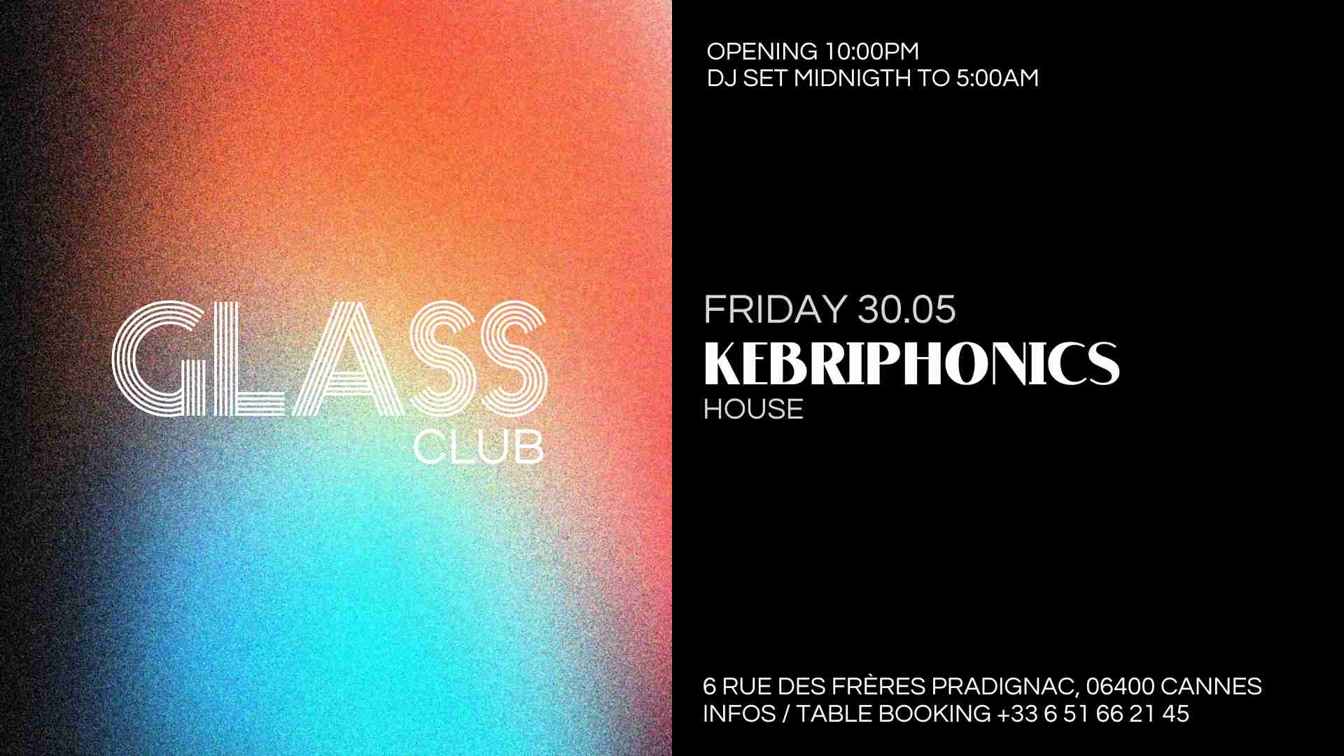 Glass Club Reçoit Kebriphonics Cover