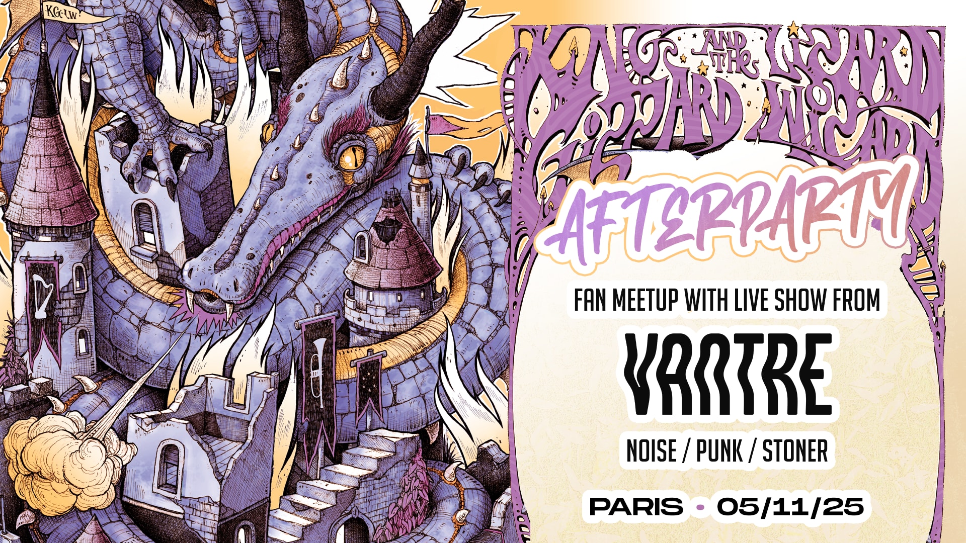 Afterparty King Gizzard - Concert Vantre Cover