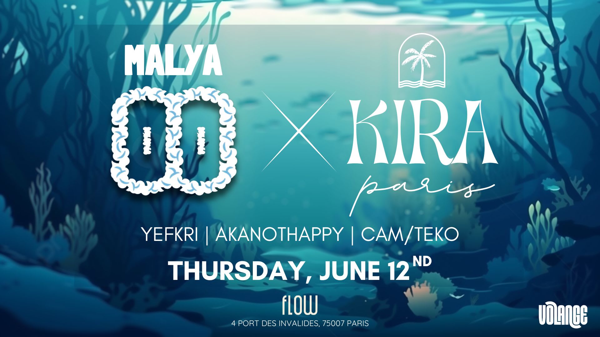 Malya X Kira - Flow Paris | 12/06 Cover
