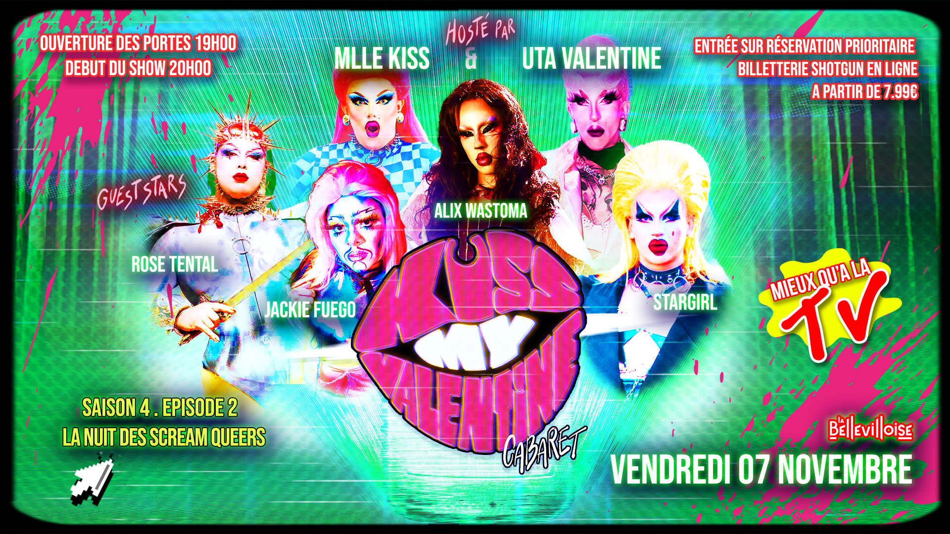 Kiss My Valentine : La Nuit Des Scream Queers | 07.11.25 Cover