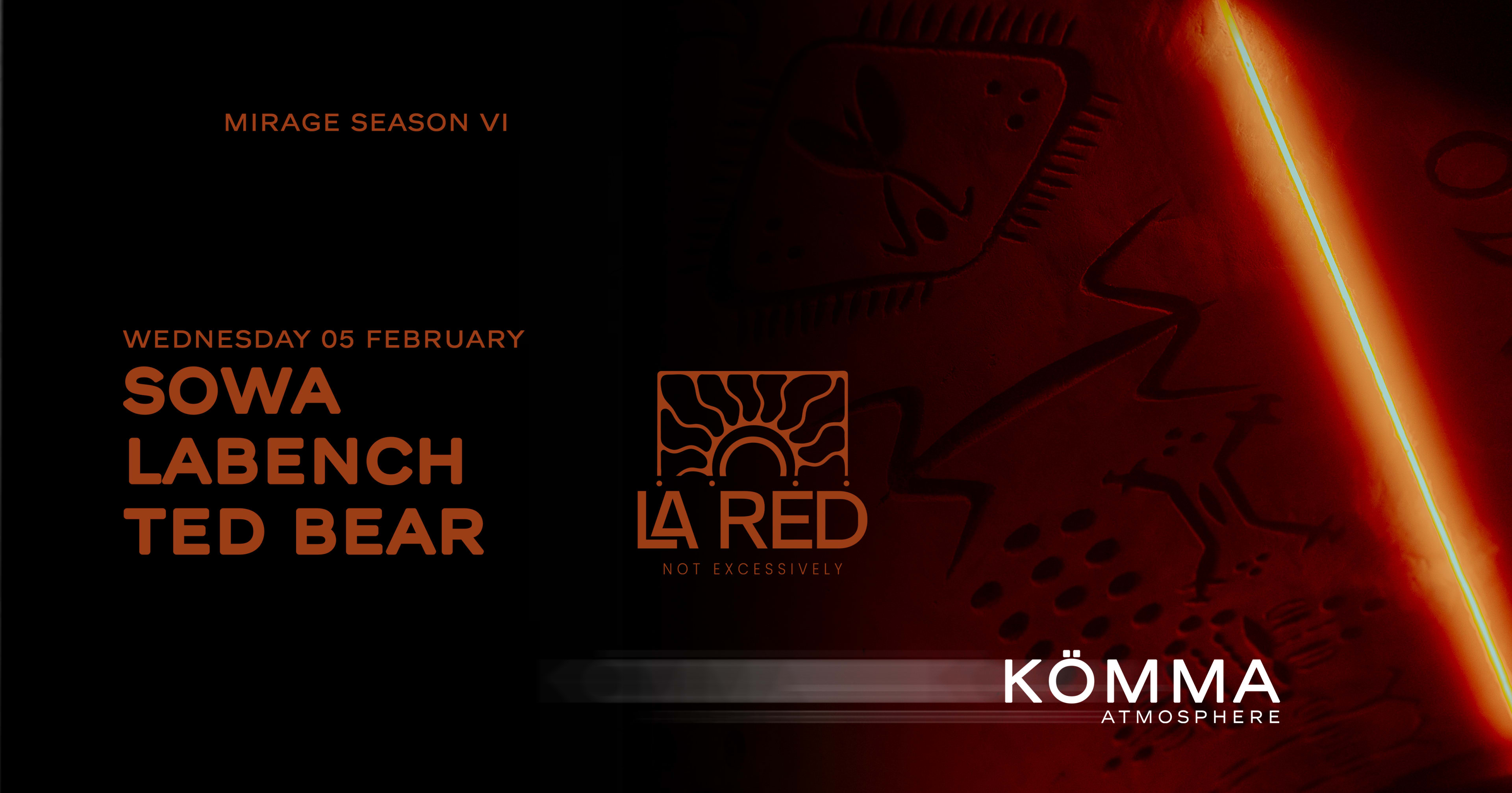 Tonight, Kömma Residency X La Red : Sowa, Labench, Ted Bear Cover