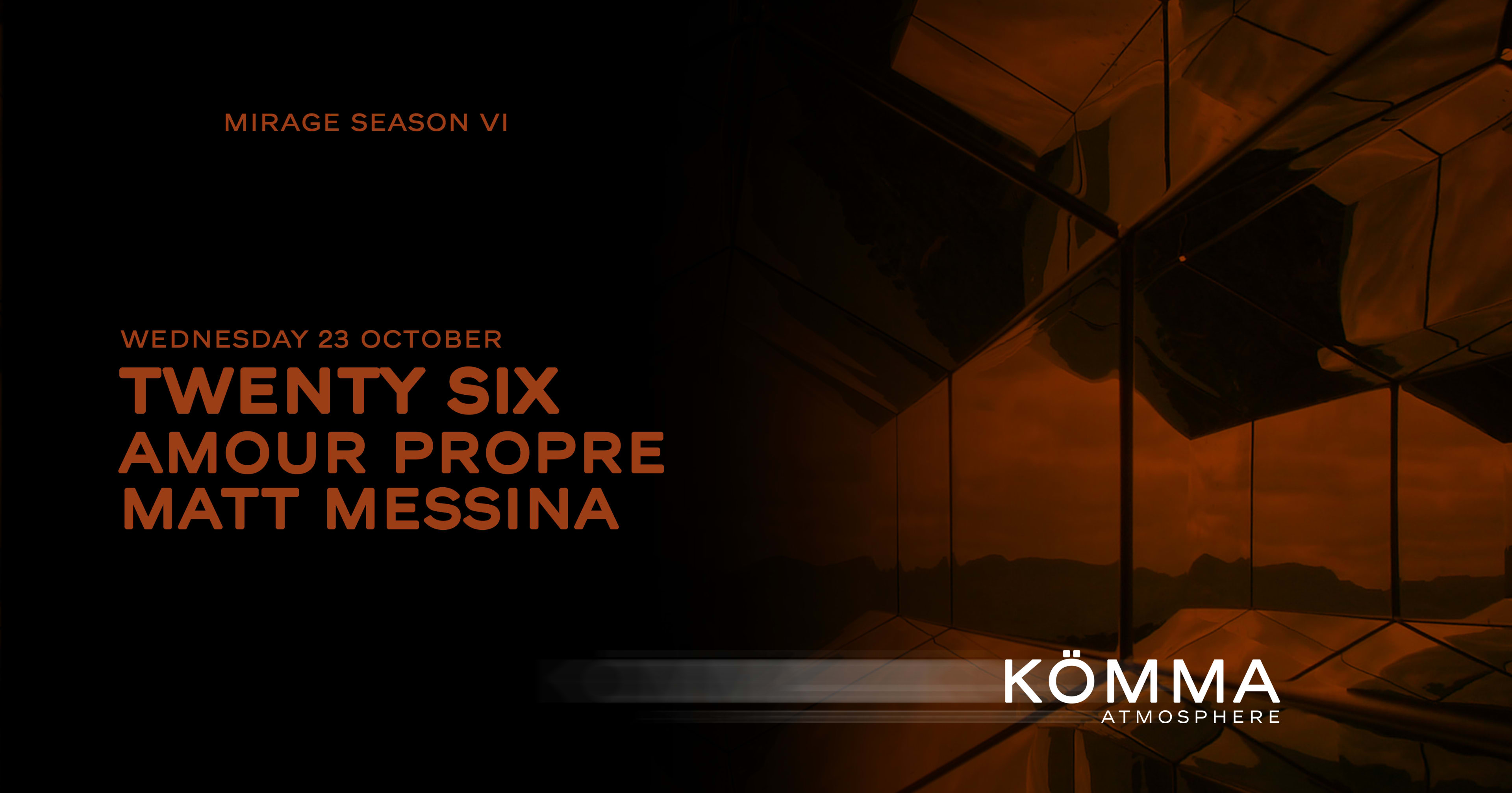 Kömma Residency : Twenty Six Cover