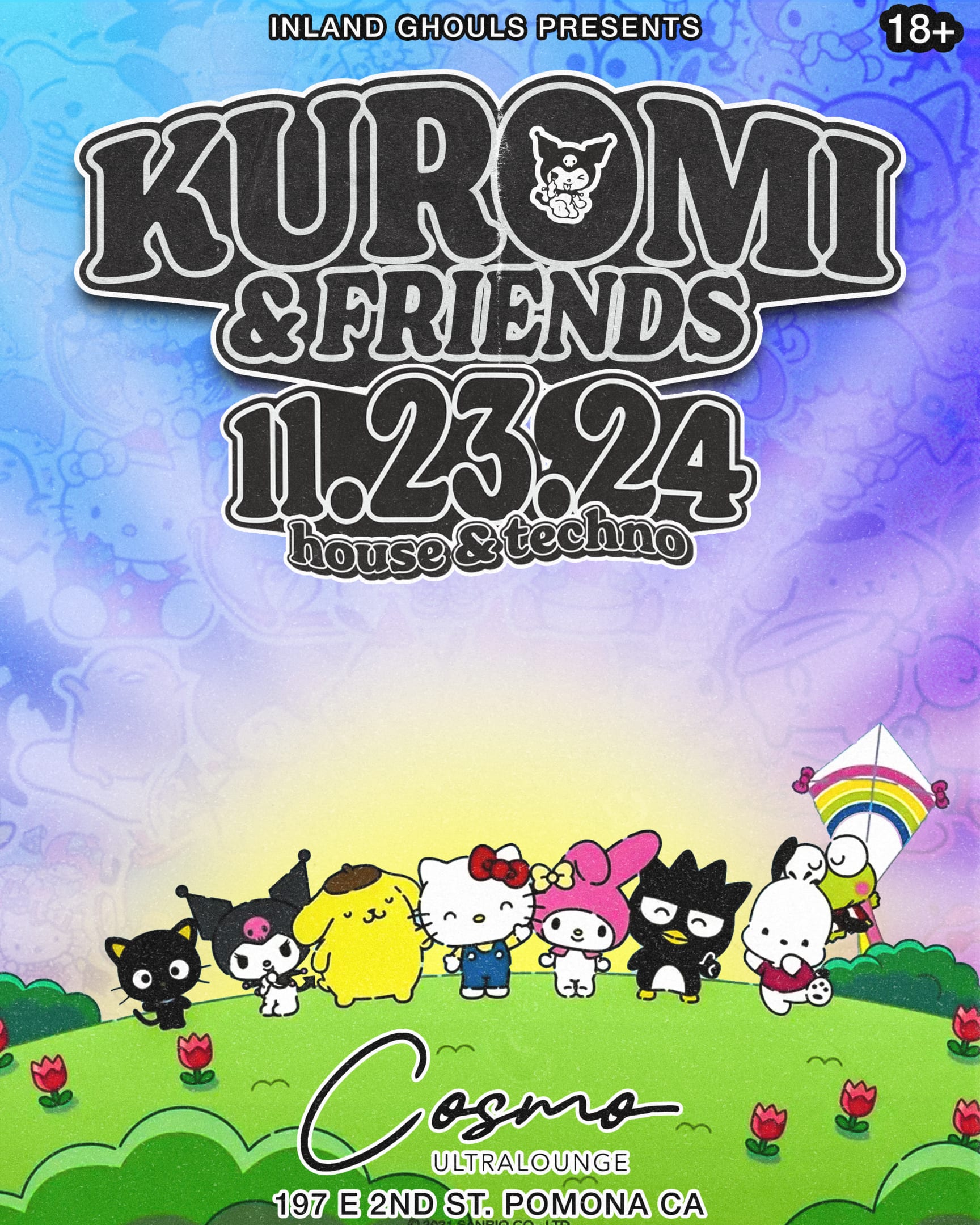 Kuromi And Friends Rave Cover