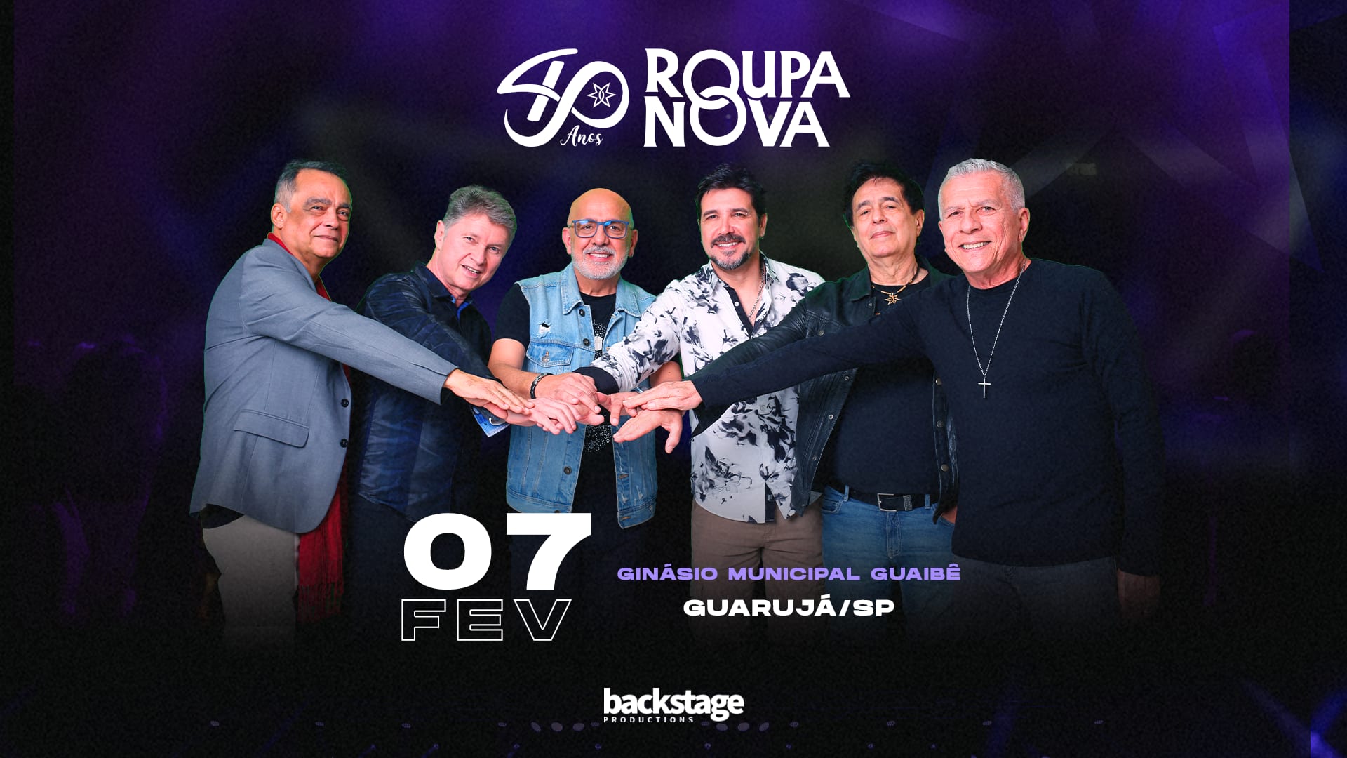 (Adiado) Roupa Nova Turnê 40 Anos - Guarujá - Sp Cover