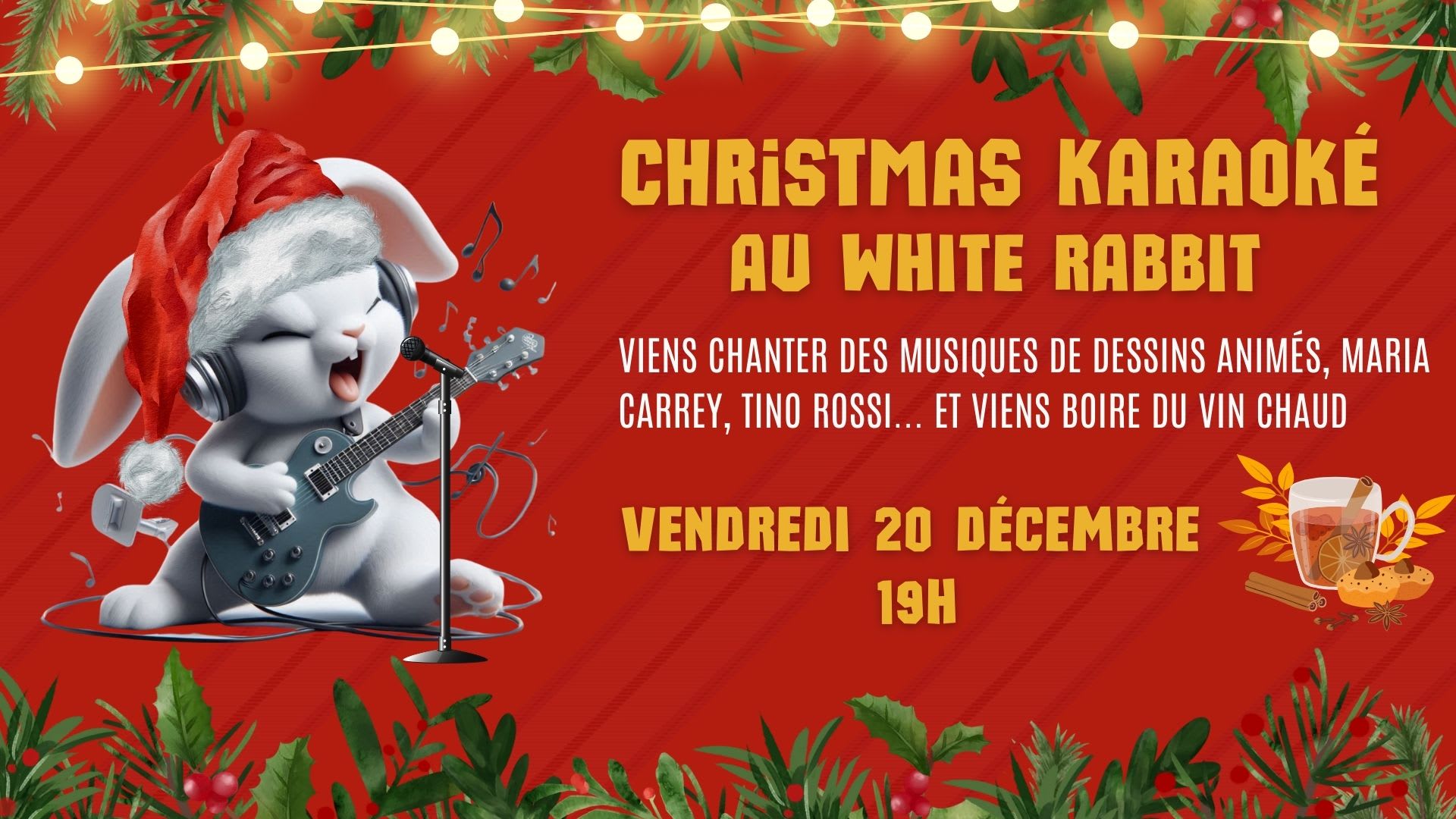 Karaoké De Noël Au White Rabbit Cover