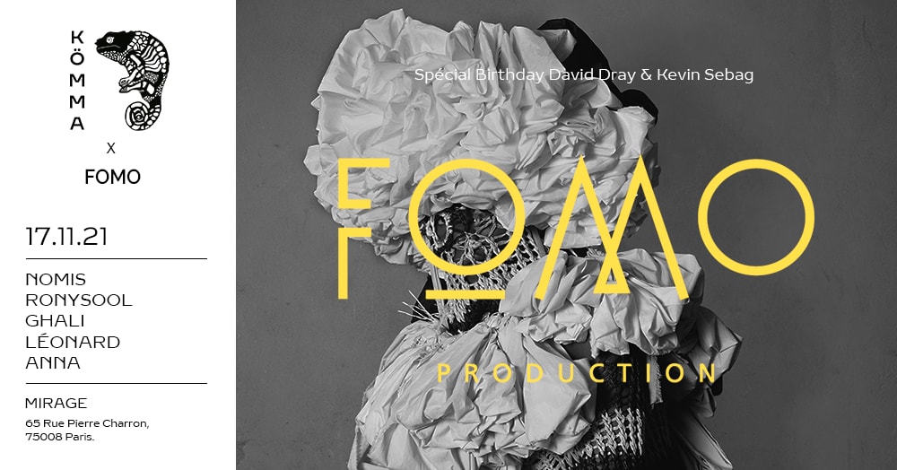Kömma Paris X Fomo Production Cover